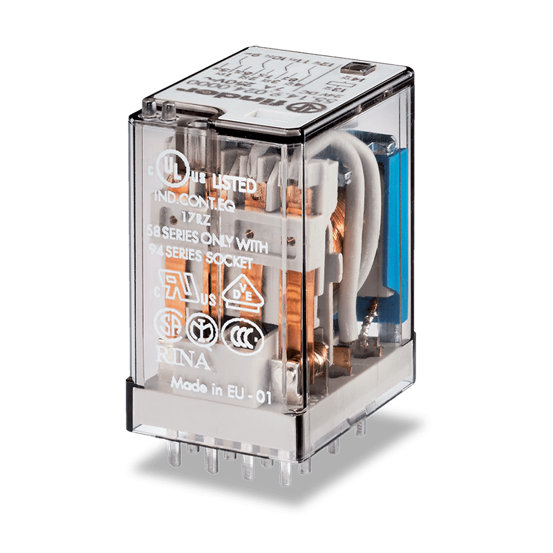 FINDER - RELE' INDUSTRIALE C.S. 4 CONTATTI 7A