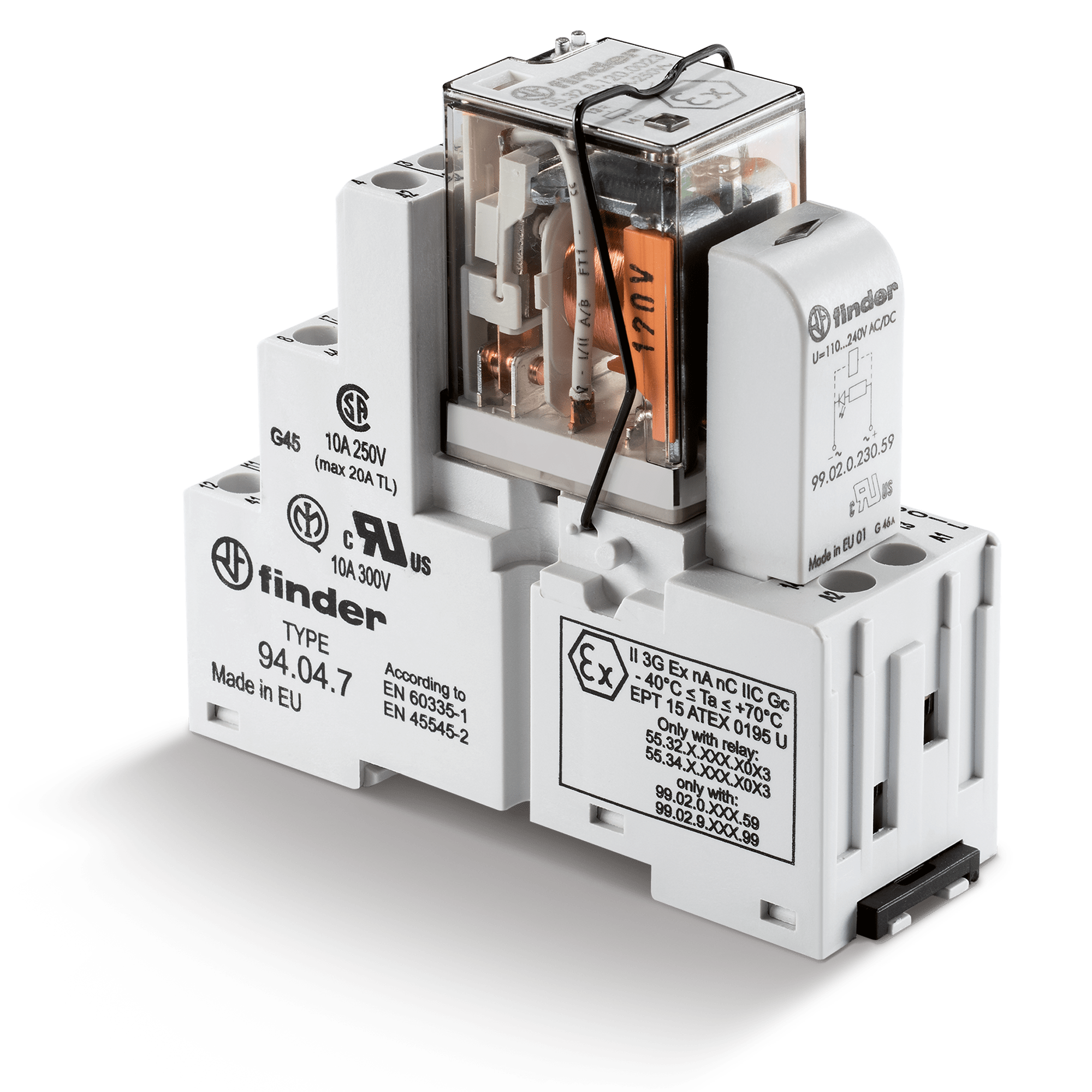 FINDER - INTERFACCIA MODULARE A RELE' 4 CONTATTI