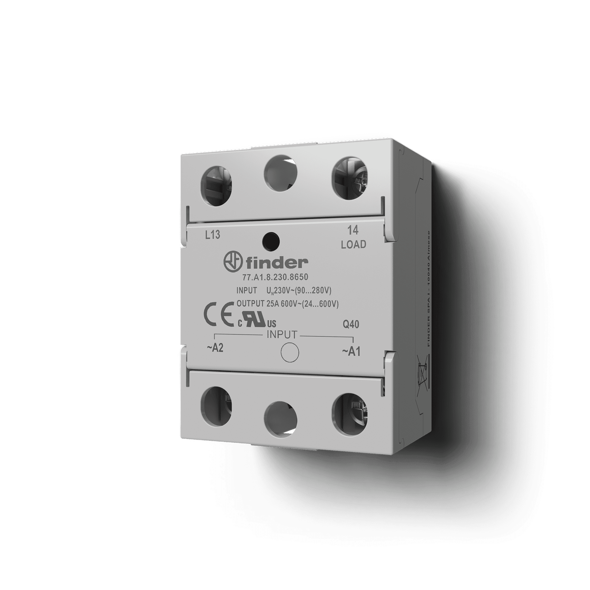 FINDER - RELE' PANNELLO SSR 100A PANNELLO MONOFAS
