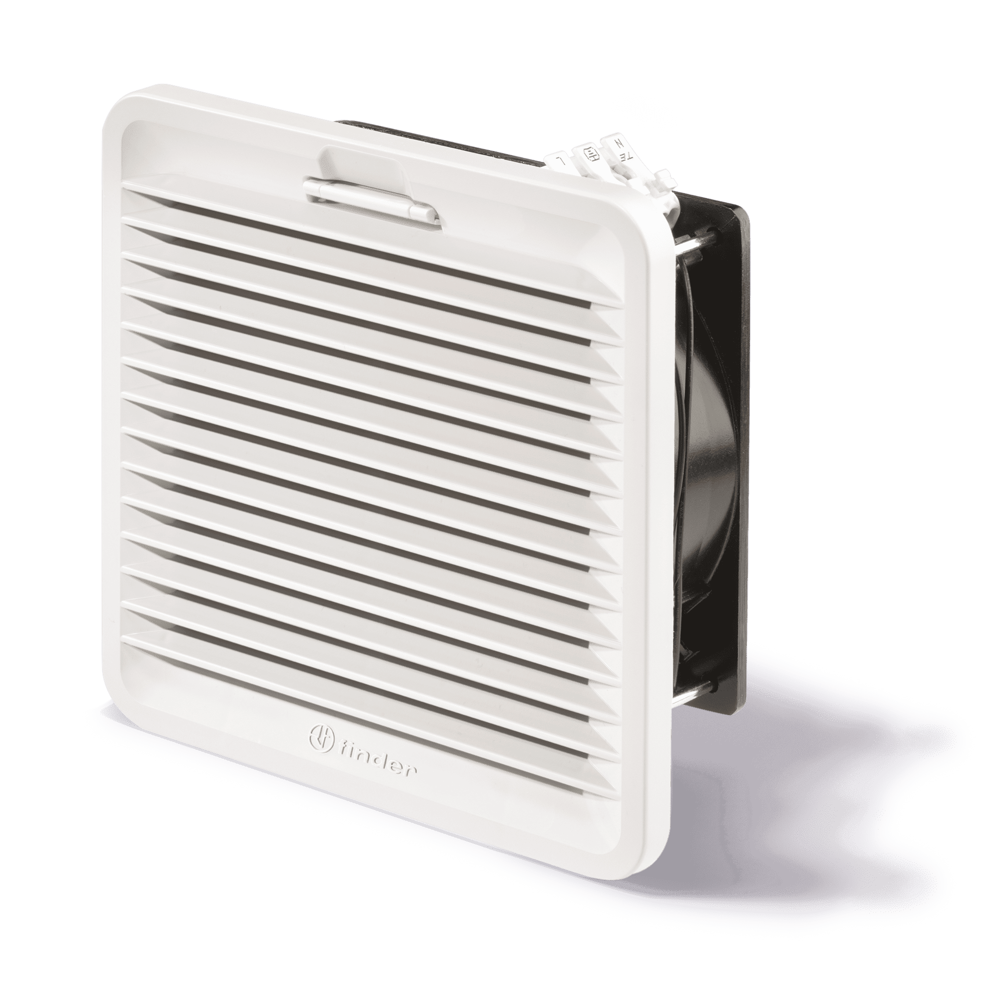 FINDER - VENTILATORE CON FILTRO NERO