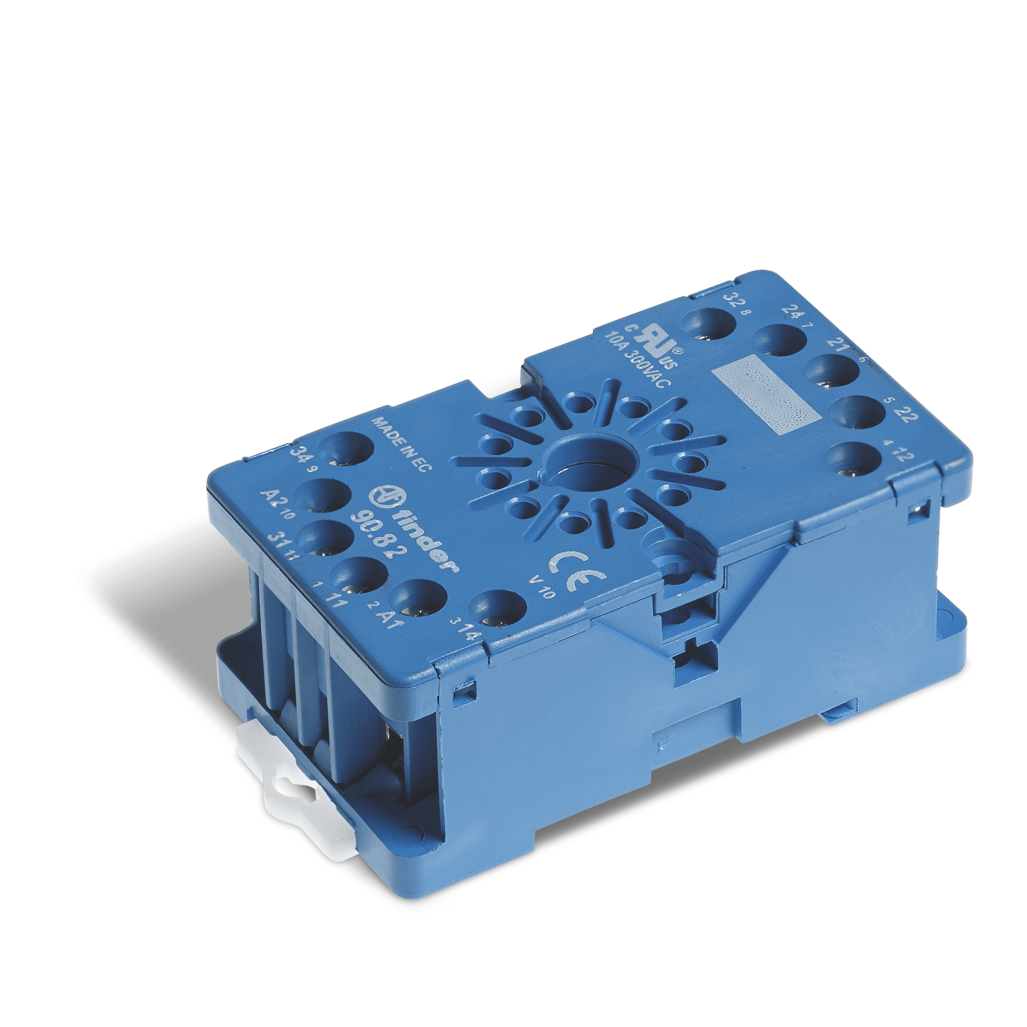 FINDER - ZOCCOLO CON MORSETTI A BUSSOLA 2P S.60