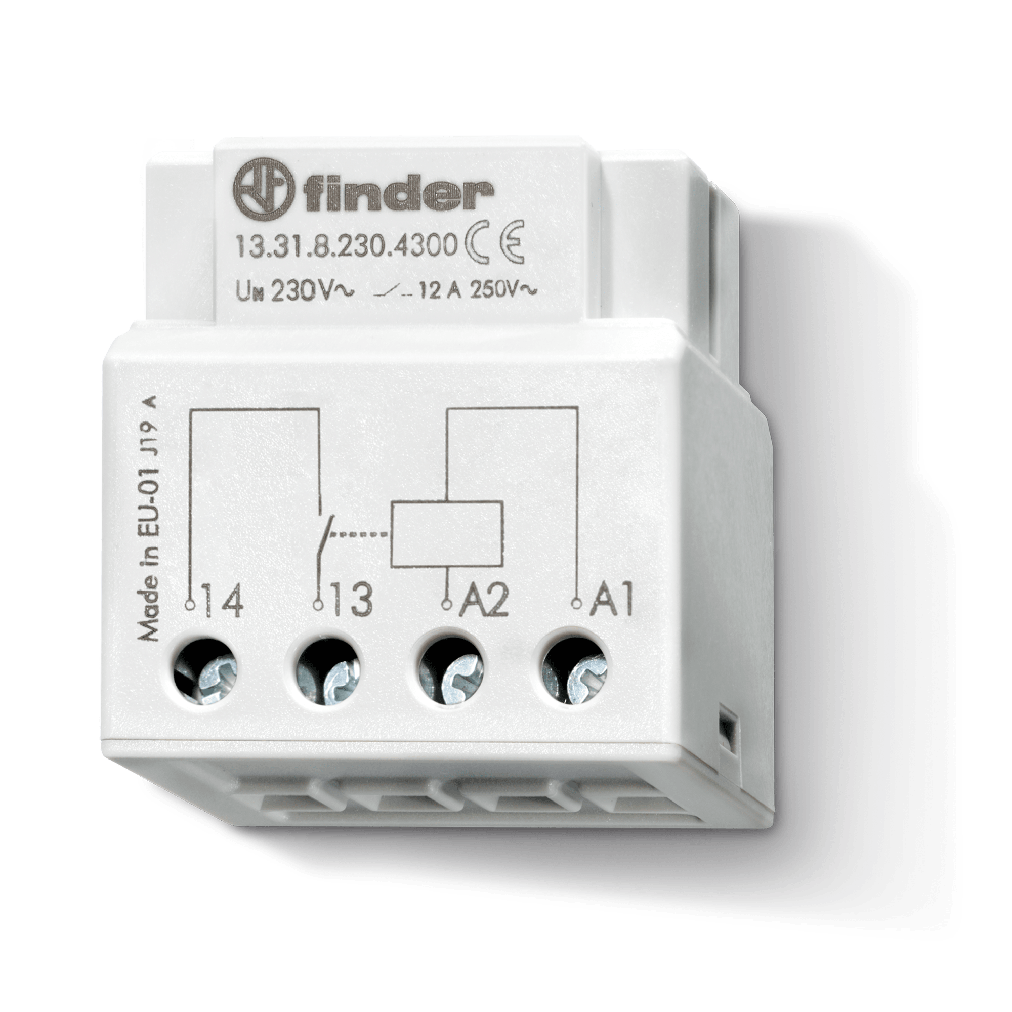 FINDER - RELE' MONOSTABILE DA RETROFRUTTO 1NO 12A 133190244300