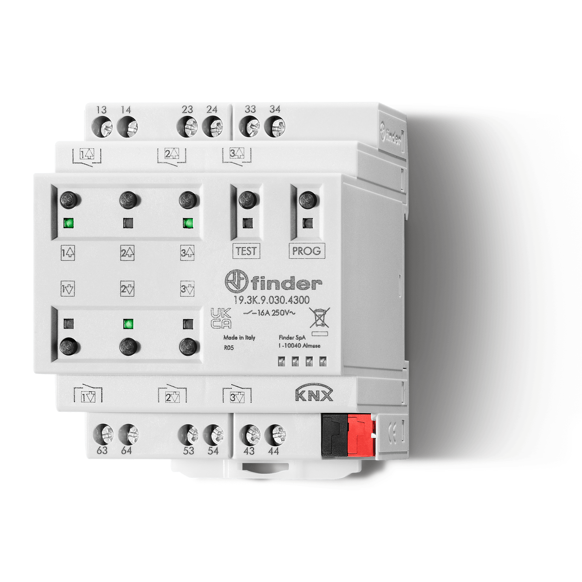 FINDER - ATTUATORE TAPPARELLE KNX 3 USCITE 193K90304300