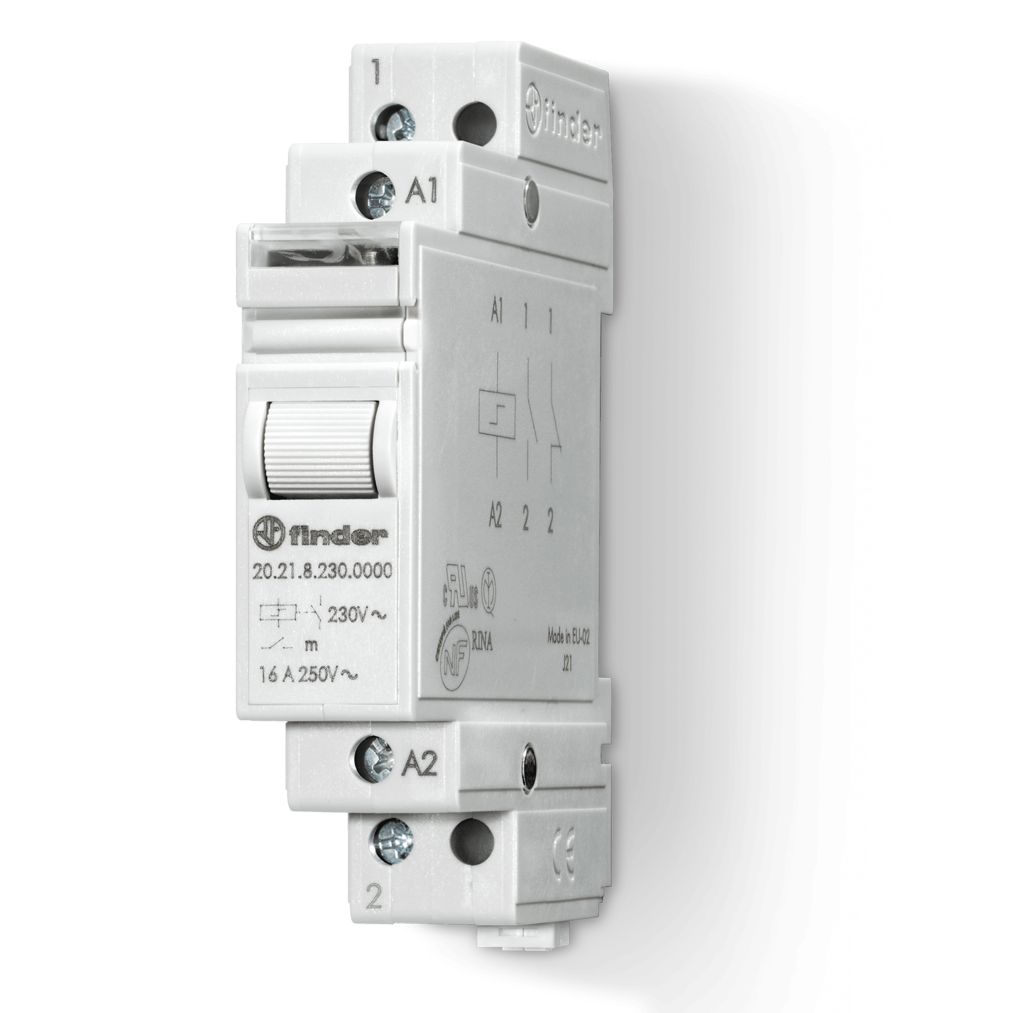 FINDER - RELE' AD IMPULSI 17.5MM 1NO 16A 202182300000