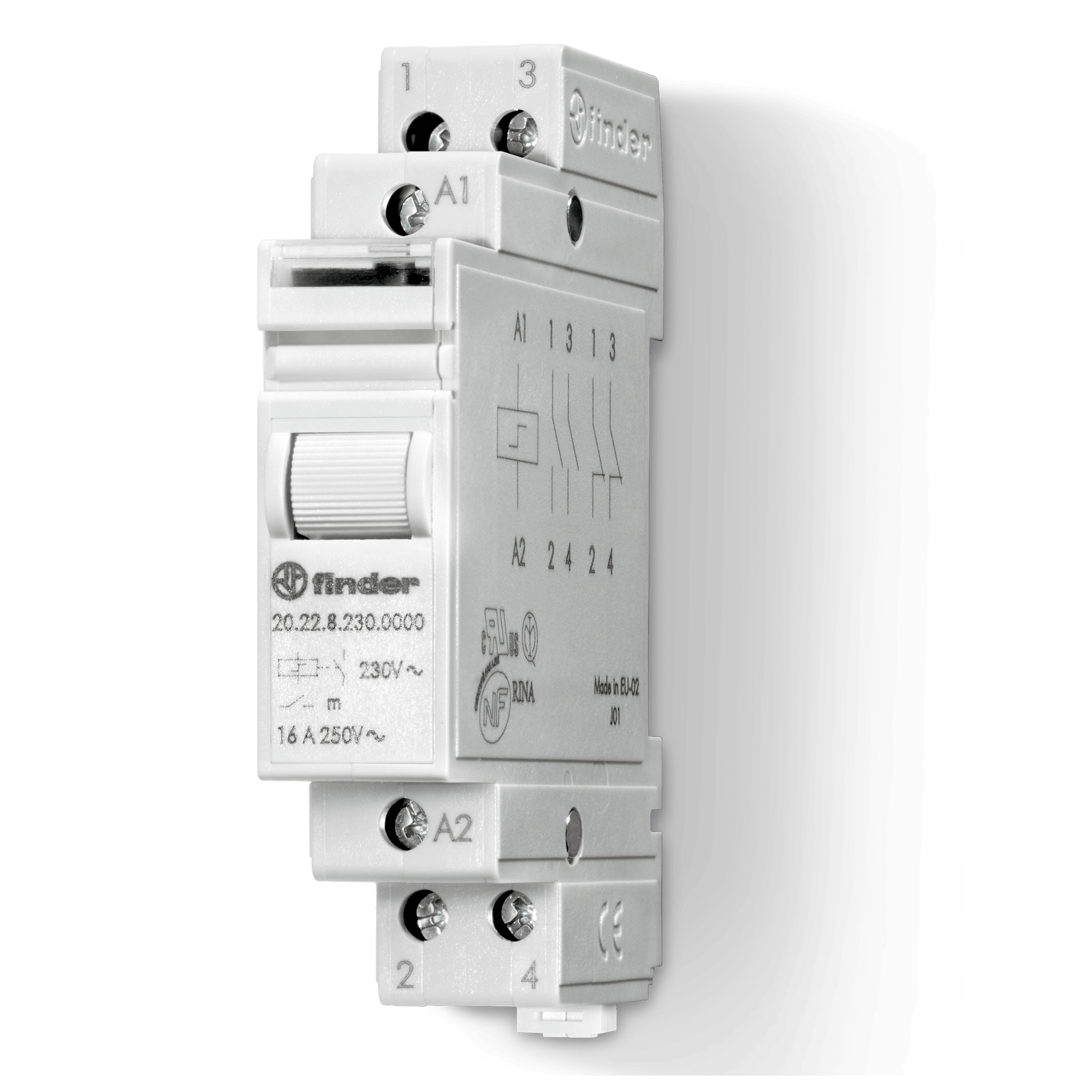 FINDER - RELE' AD IMPULSI 17.5MM 2NO 16A