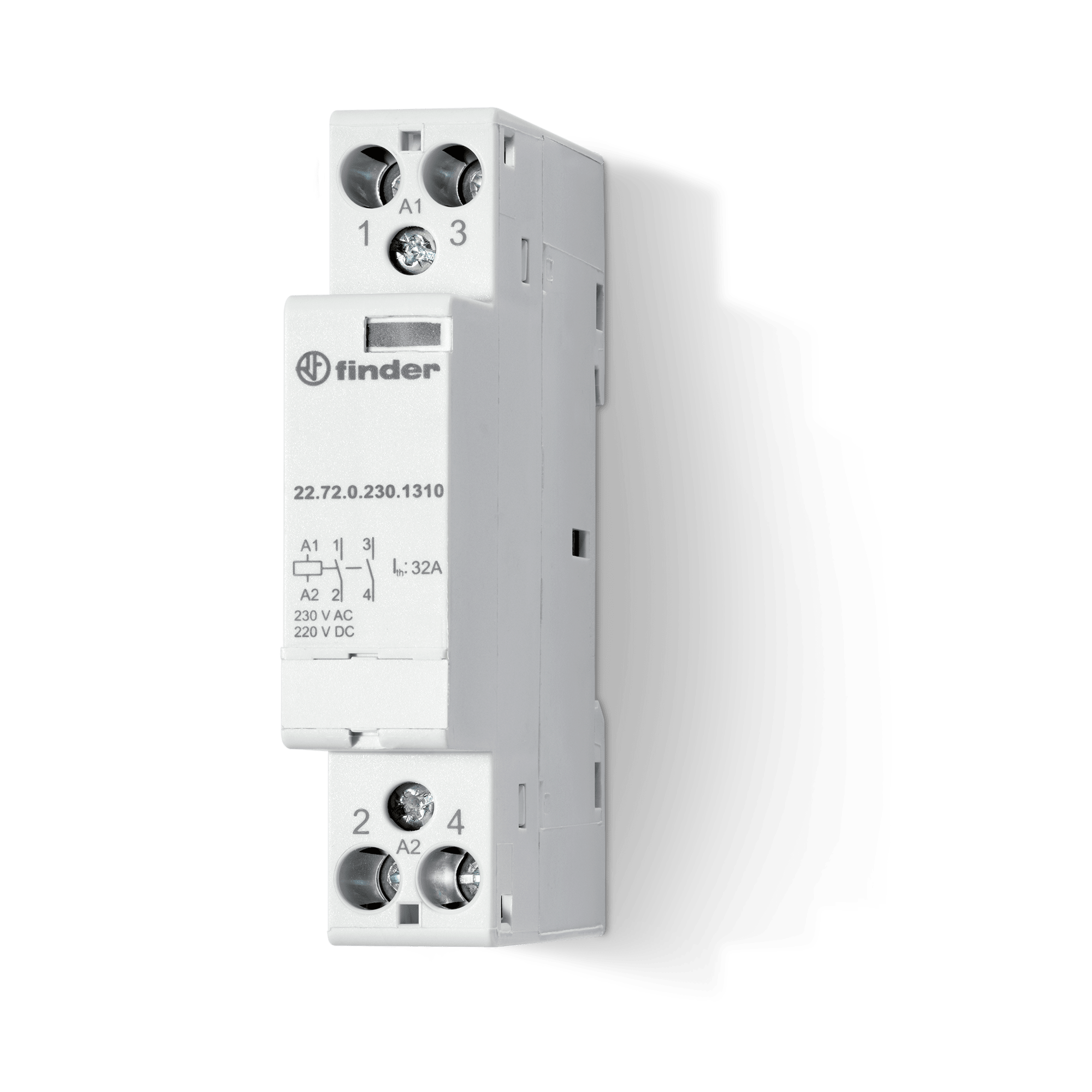 FINDER - CONTATTORE 32A 2 CONTATTI 52MM 227202301310