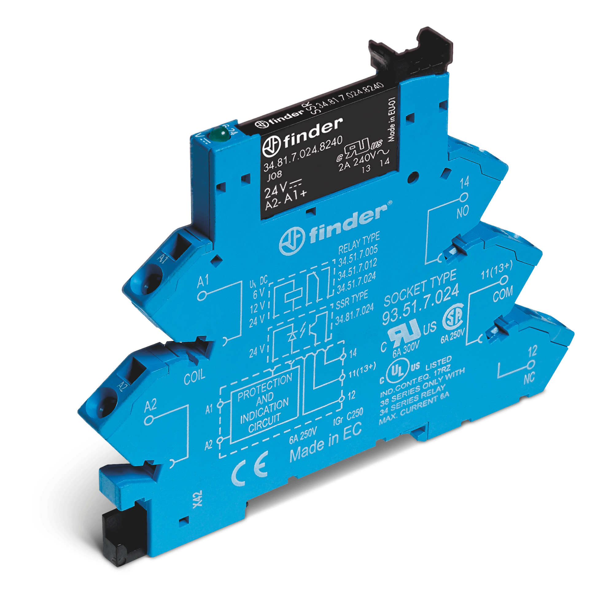 FINDER - INTERFACCIA MODULARE SSR 1NO MORS.MOLLA 389132407048