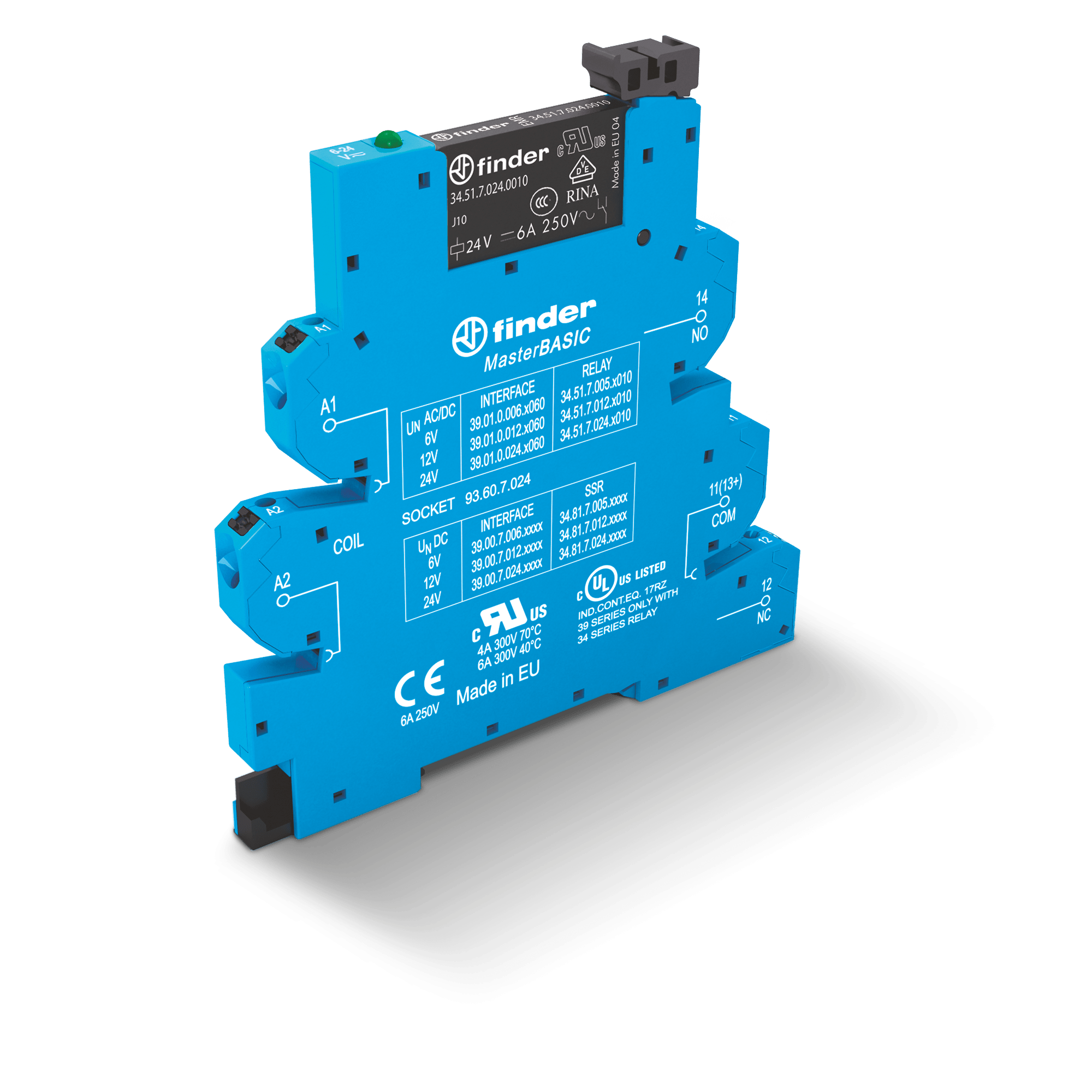 FINDER - INTERFACCIA MODULARE EMR 1NO MORS.PUSH-I 390100244060