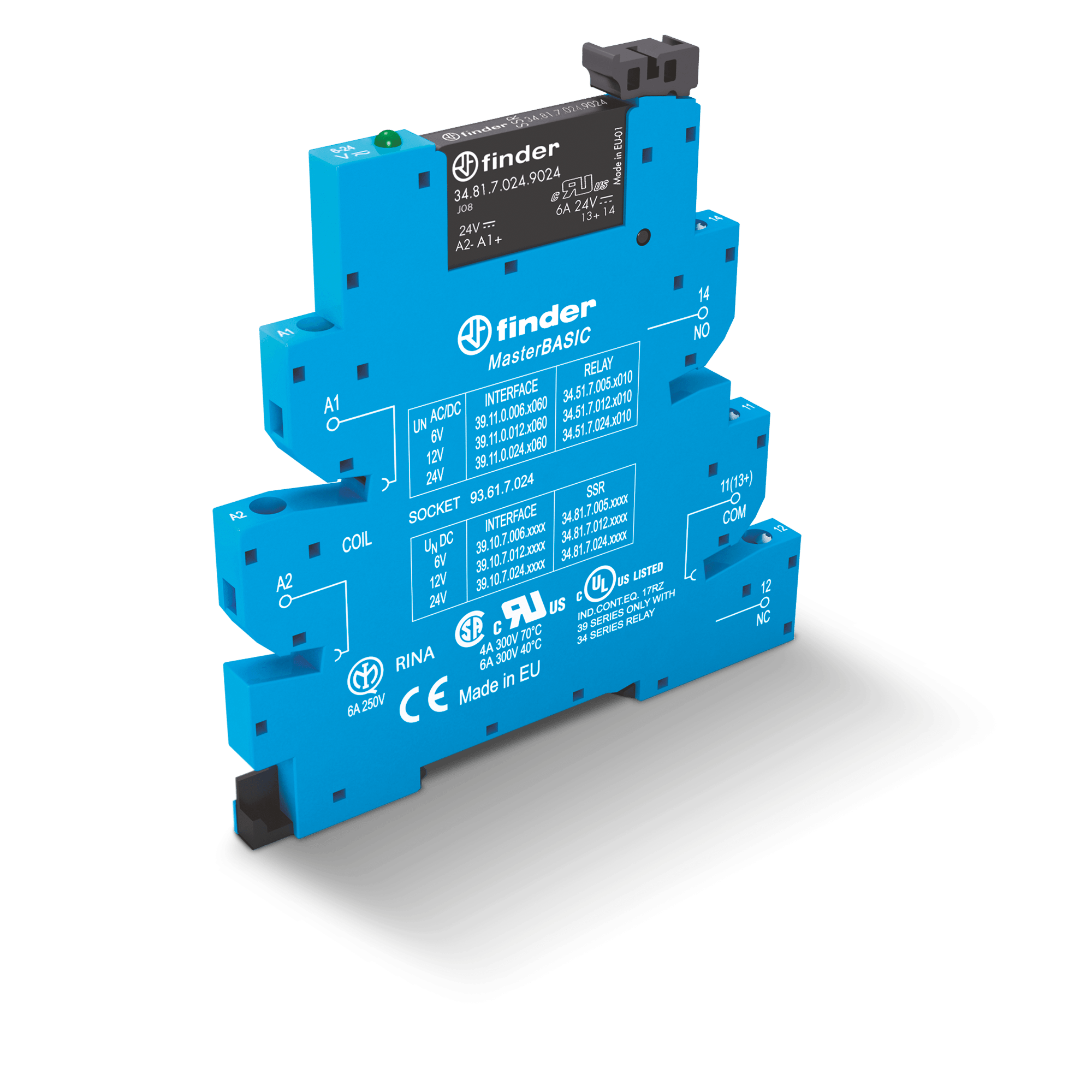 FINDER - MASTERBASIC INTERFACCIA SSR 1NO MORS.BUS 391001258240