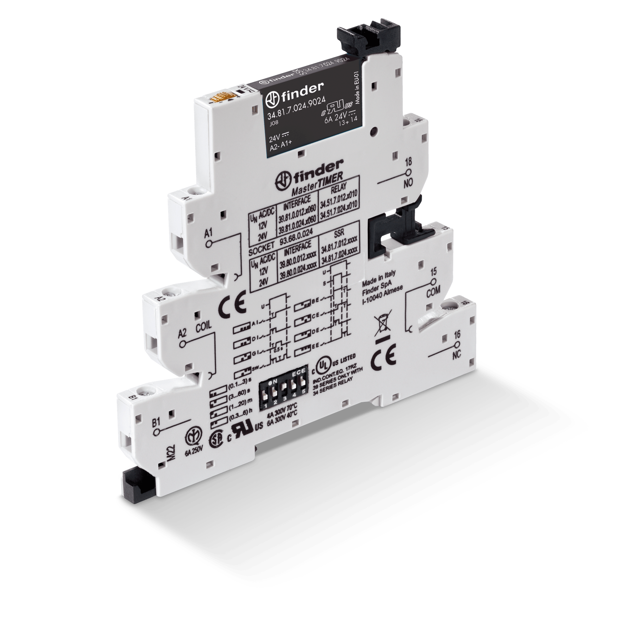 FINDER - MASTERTIMER INTERFACCIA SSR 1NO MORS.BUS 398000249073