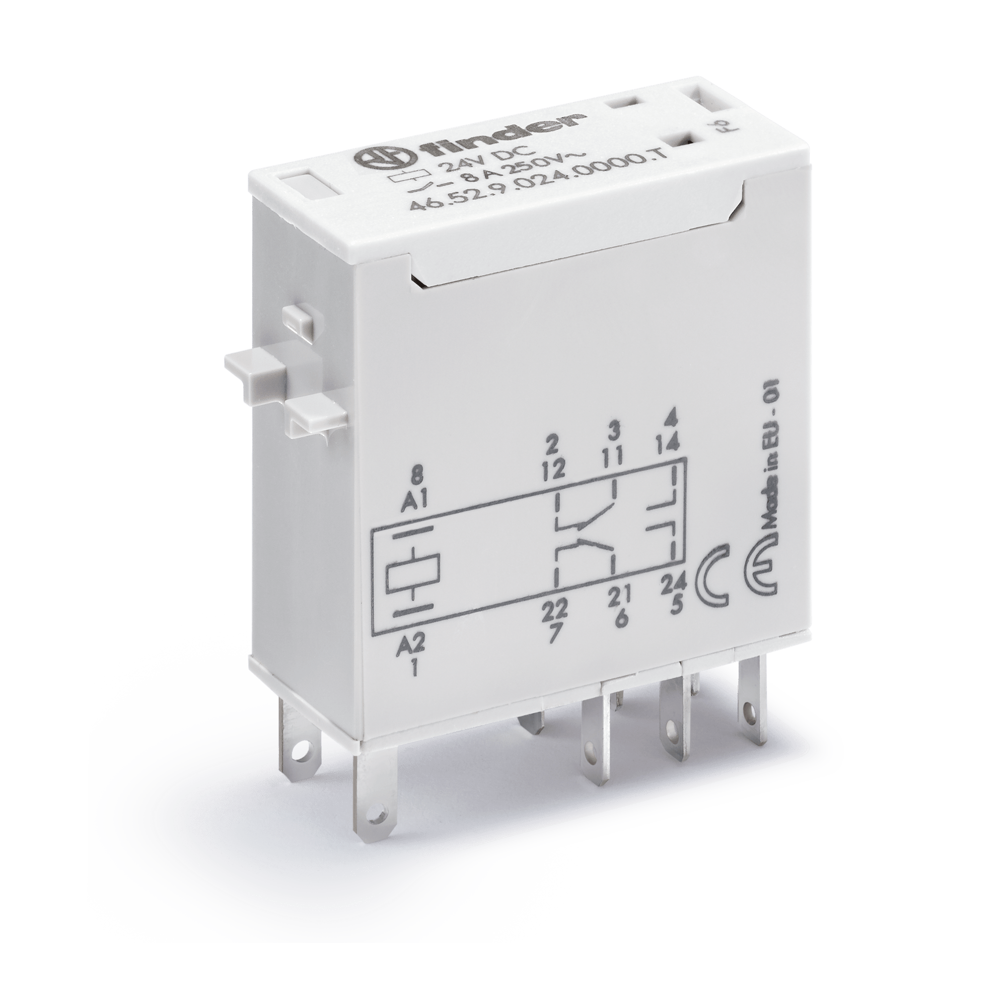 FINDER - MINI RELE' INDUSTRIALE 2 CONTATTI 465282300000T