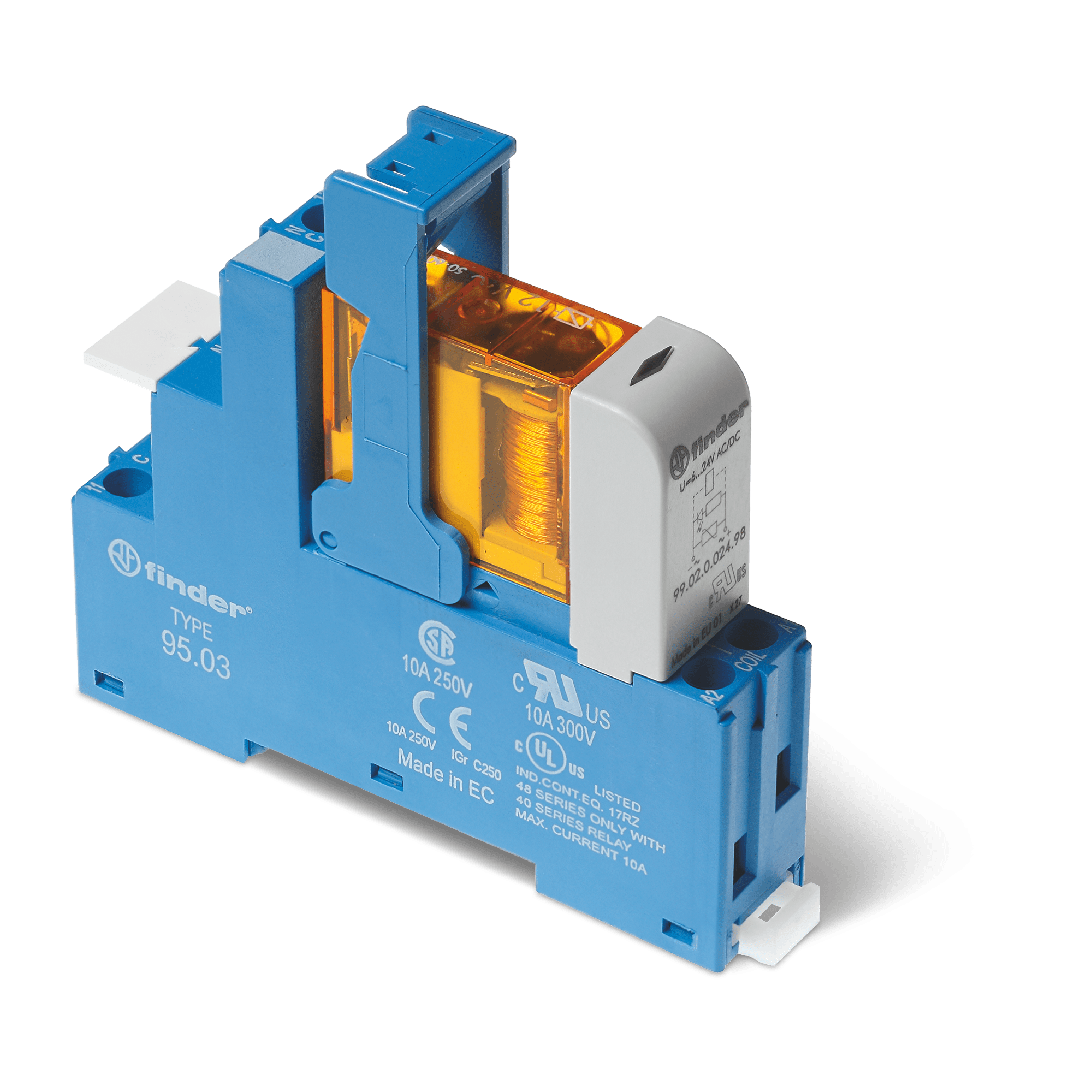 FINDER - INTERFACCIA MODULARE A RELE' 1 CONTATTO 483180480060SPA