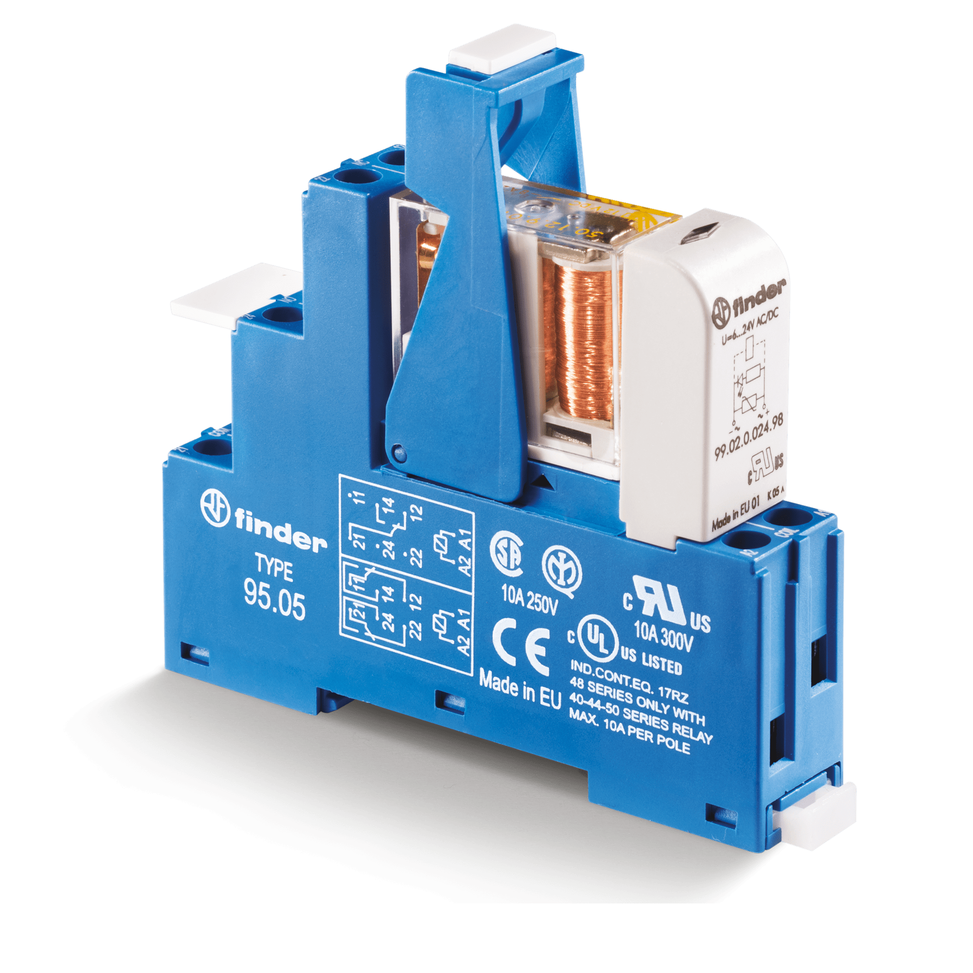 FINDER - INTERFACCIA MODULARE A RELE' 2 CONTATTI 483290245060SPB