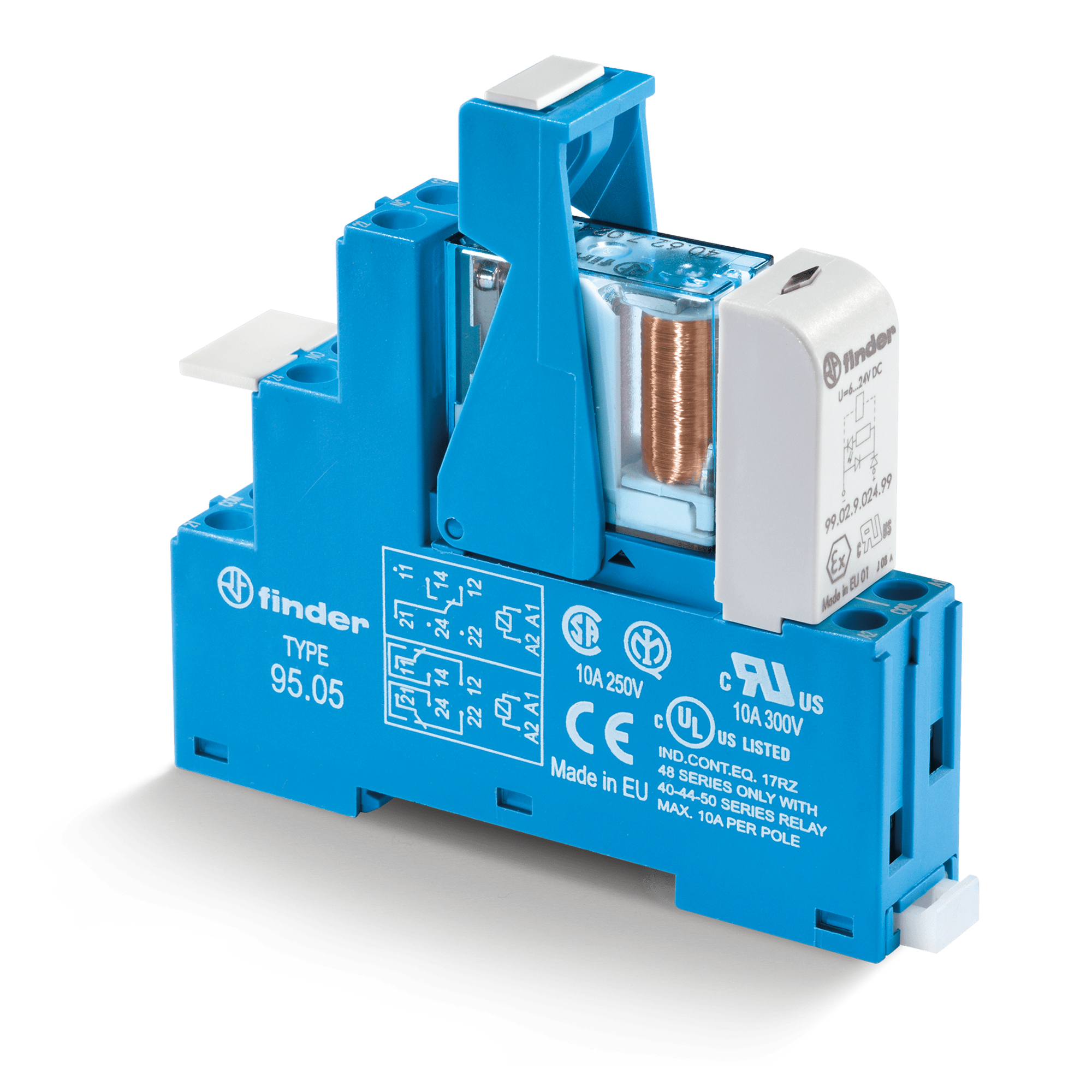 FINDER - INTERFACCIA MODULARE A RELE' 2 CONTATTI 486270120050SPA