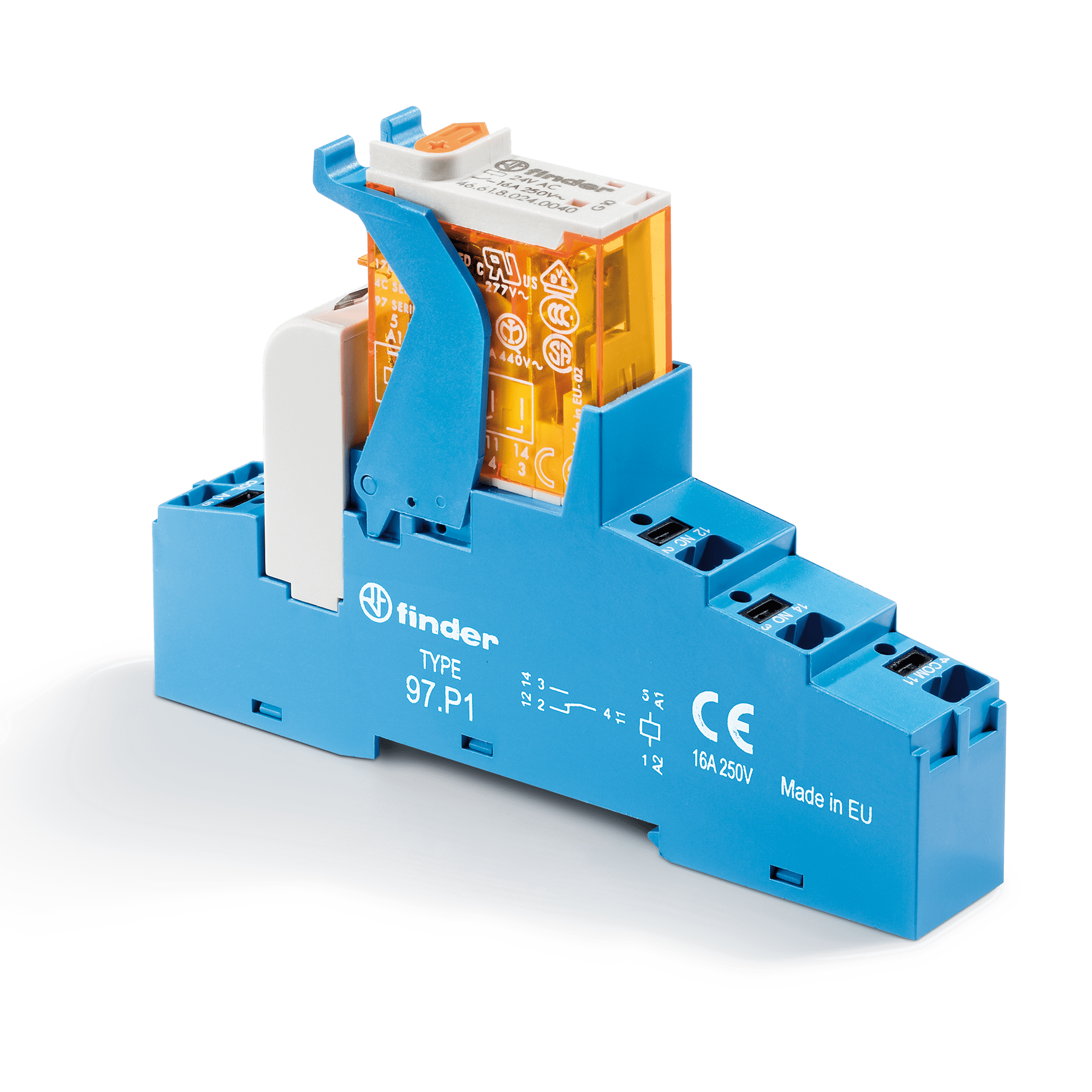 FINDER - INTERFACCIA MOD. A RELE' 1CONTATTO PUSH- 4CP190120050SPA