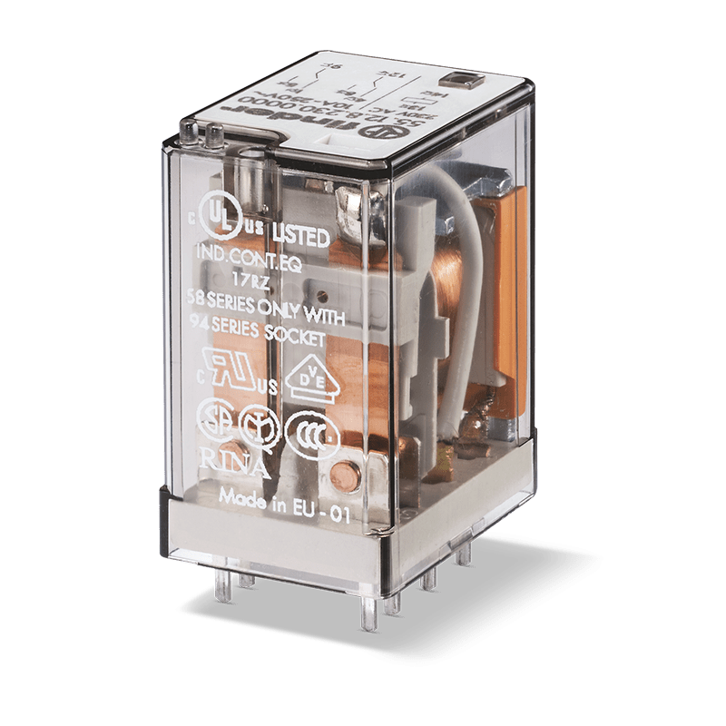 FINDER - RELE' INDUSTRIALE C.S. 2 CONTATTI 10A 551281250000