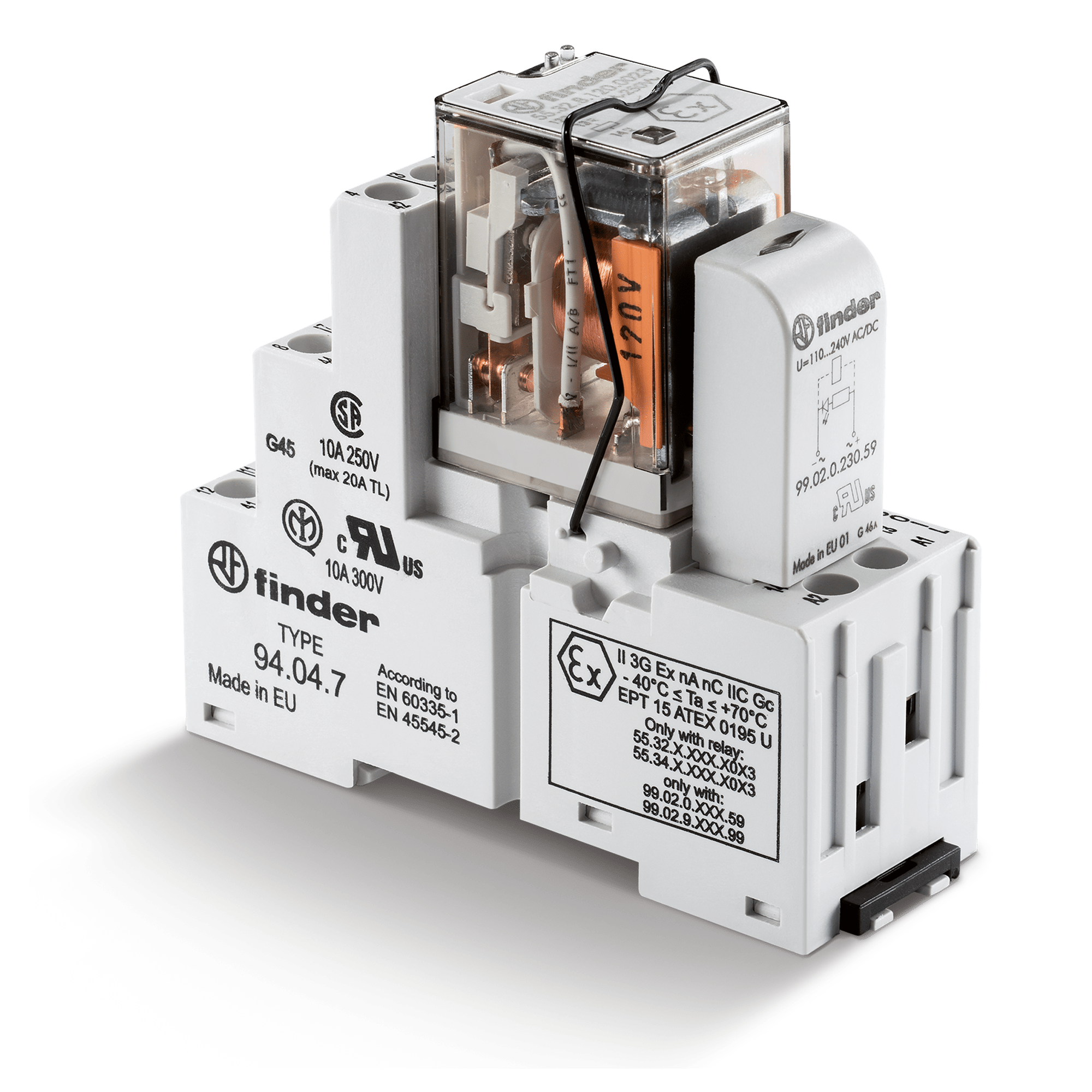 FINDER - INTERFACCIA MODULARE RELE' 2 CONTATTI 10 583290240058SMA