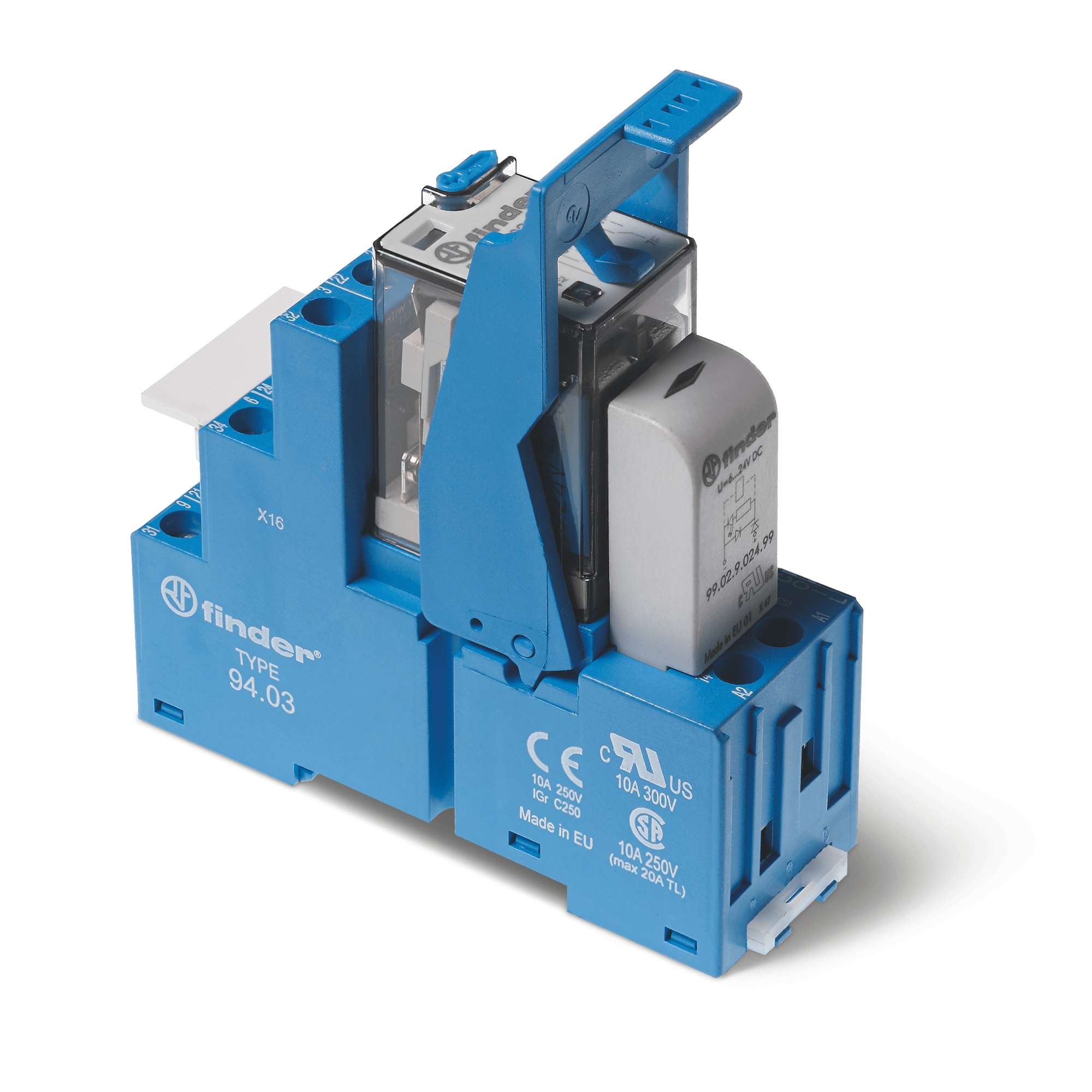 FINDER - INTERFACCIA MODULARE RELE' 3 CONTATTI 10 583380120060SMA