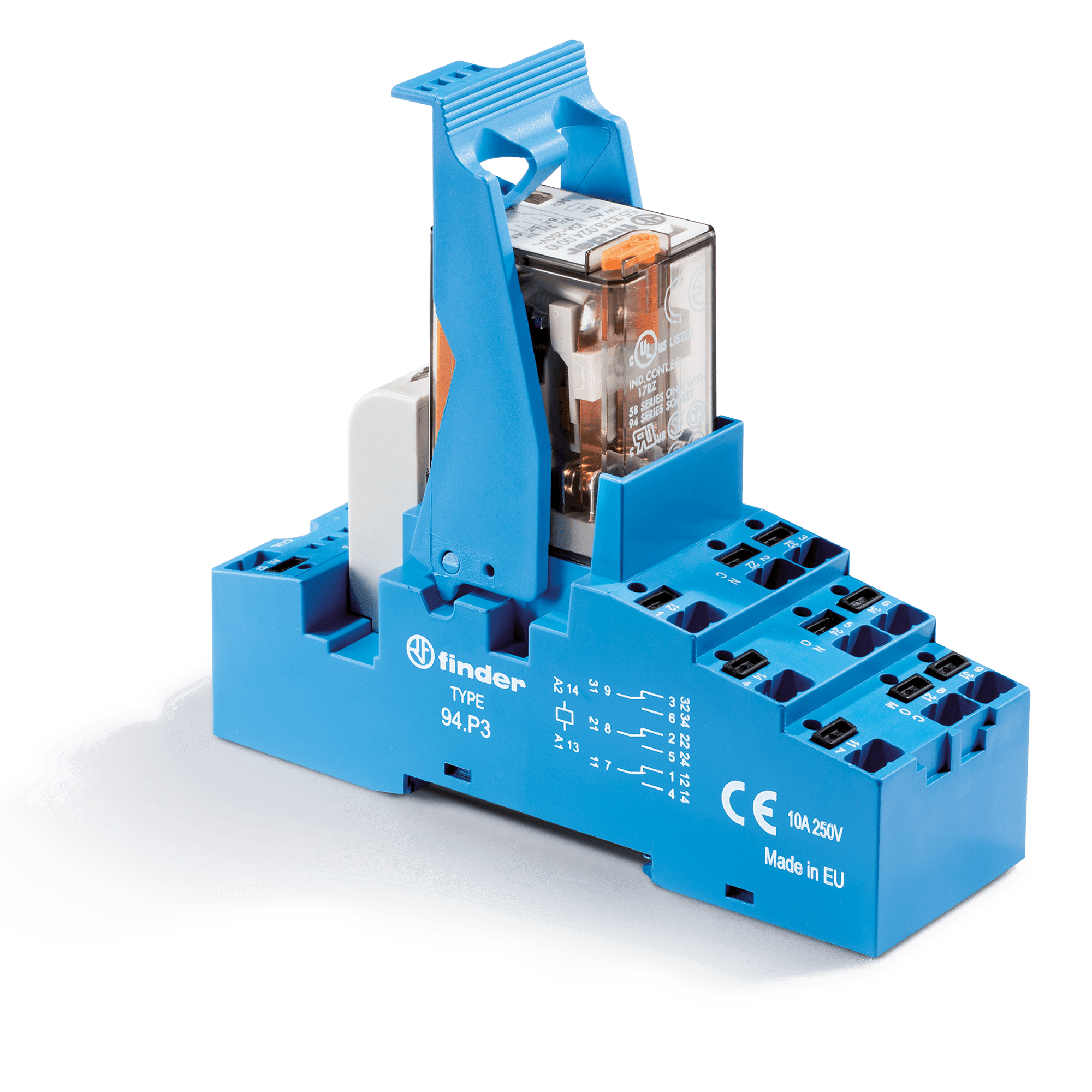 FINDER - INTERFACCIA MOD A RELE' 3 CONTATTO PUSH- 58P382300060SMA