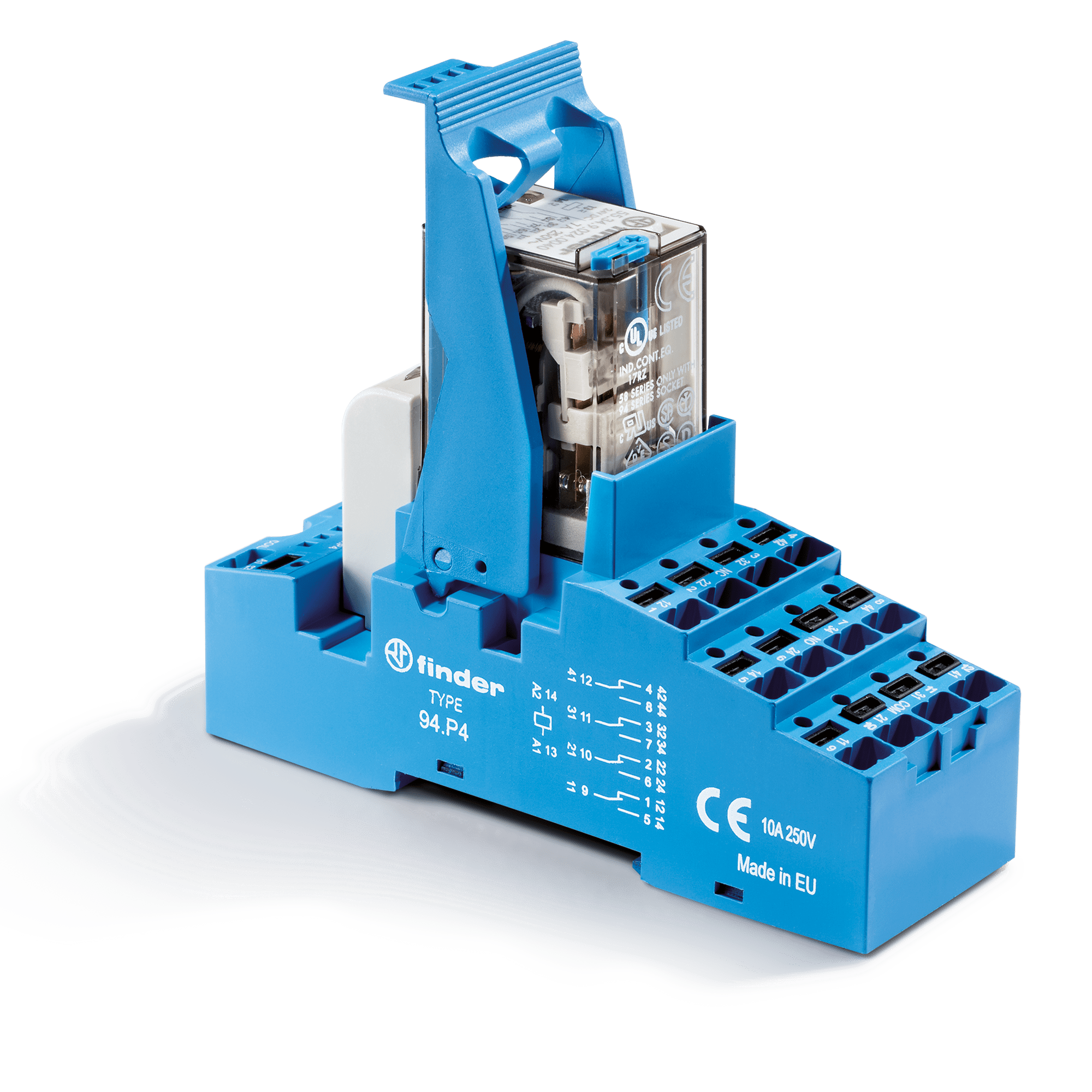 FINDER - INTERFACCIA MOD A RELE' 4 CONTATTO PUSH- 58P480240060SPA