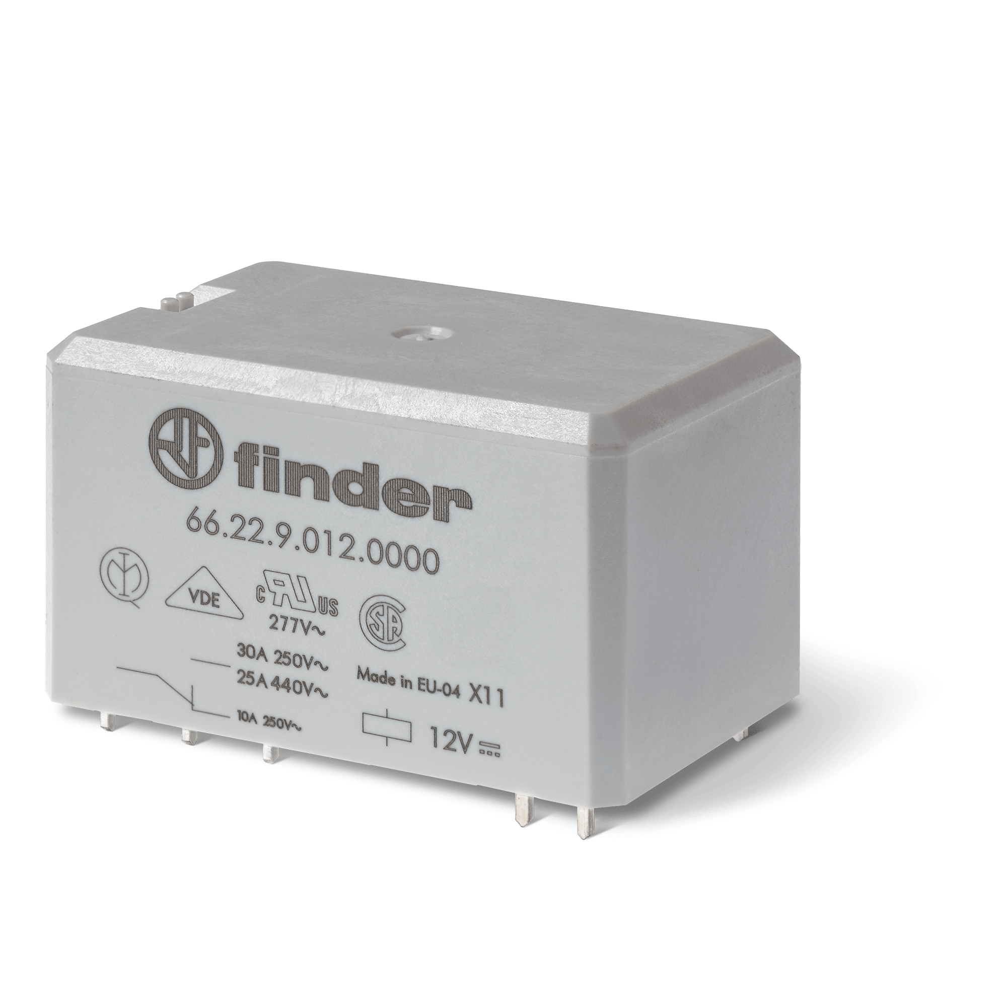 FINDER - RELE' DI POTENZA C.S. 2 CONTATTI 30A 662281101000