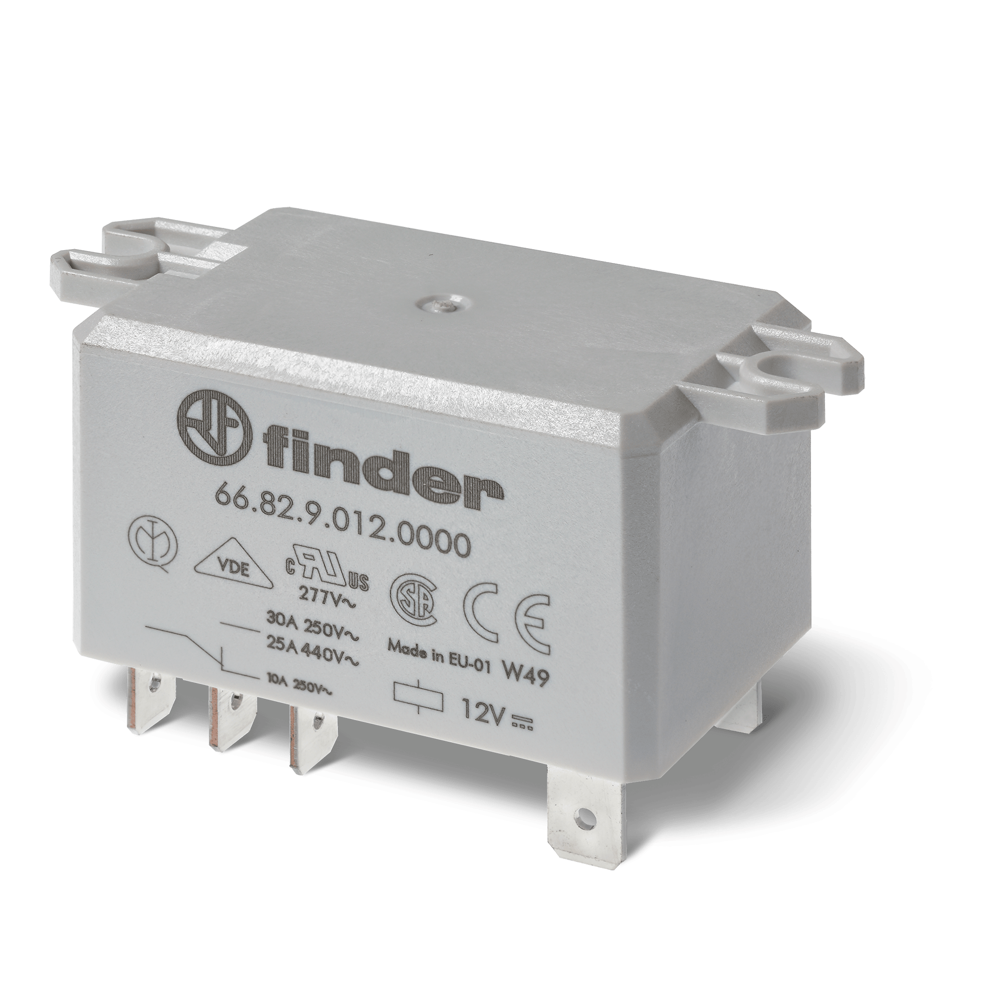 FINDER - RELE' DI POTENZA 2 CONTATTI 30A 668282301003