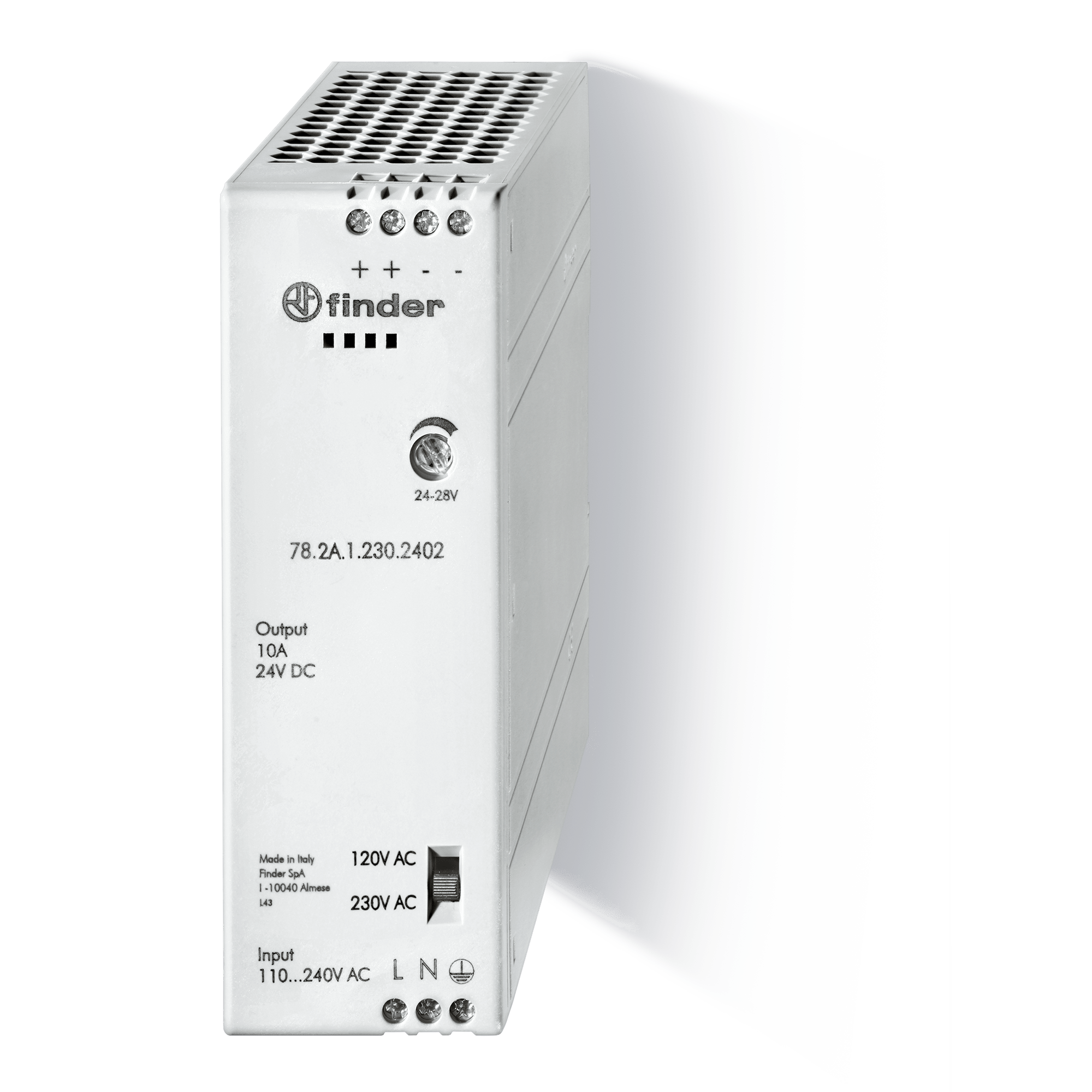 FINDER - ALIM.SWITCHING 10A 24VDC PLASTIC