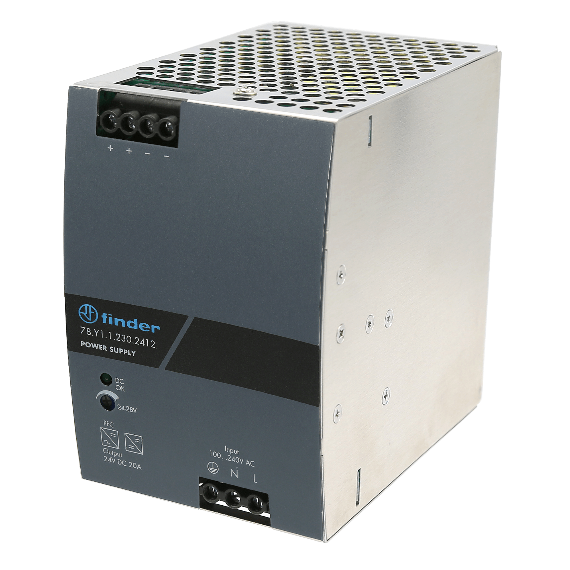 FINDER - ALIMENTATORE SWITCHING 20A 24VDC 480W