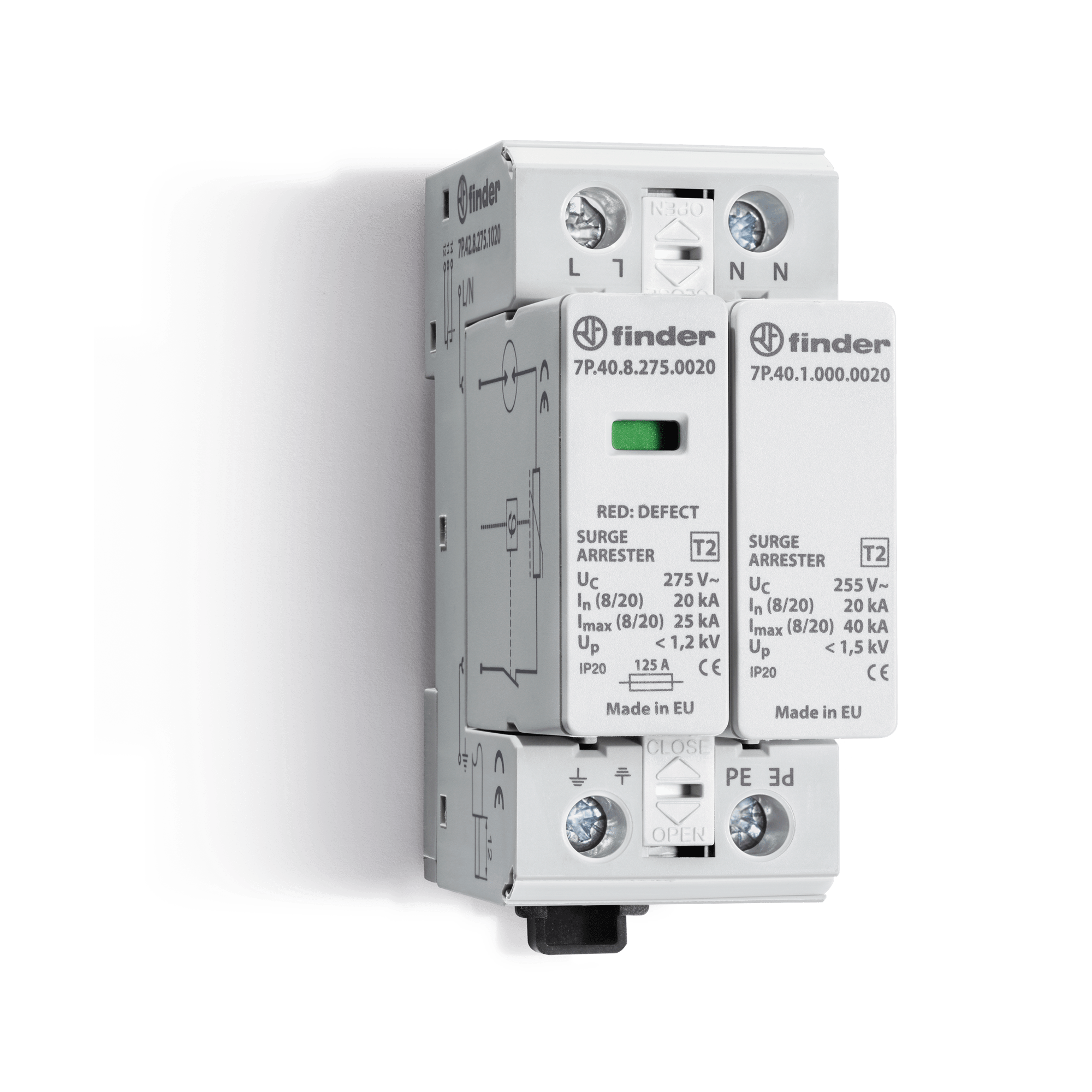 FINDER - SCARICATORI DI SOVRATENSIONE 7P4282751020