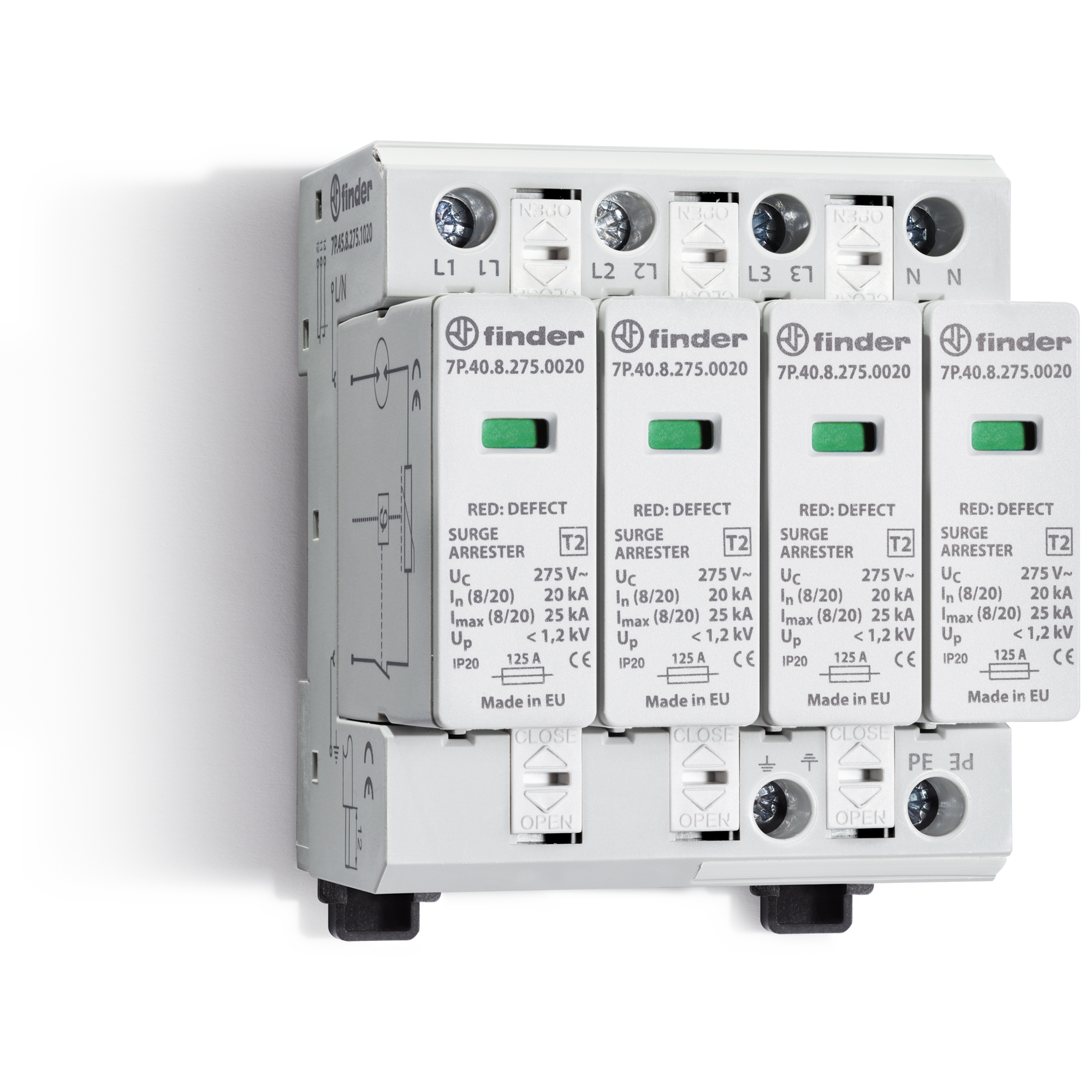 FINDER - SCARICATORI DI SOVRATENSIONE 7P4582751020