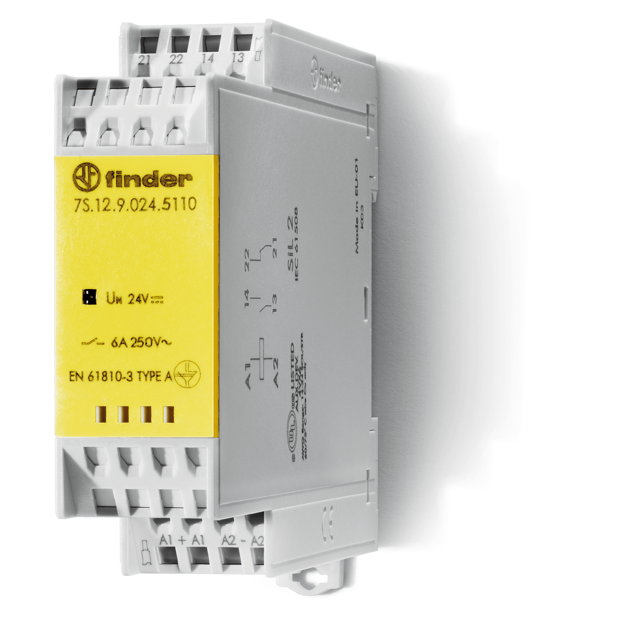 FINDER - RELE' MODULARE CON CONTATTI GUIDATI 7S1290125110
