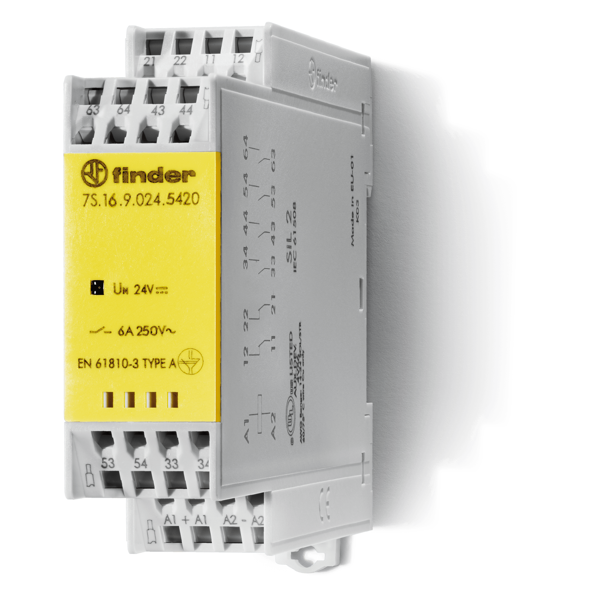 FINDER - RELE' MODULARE CON CONTATTI GUIDATI 7S1681205420