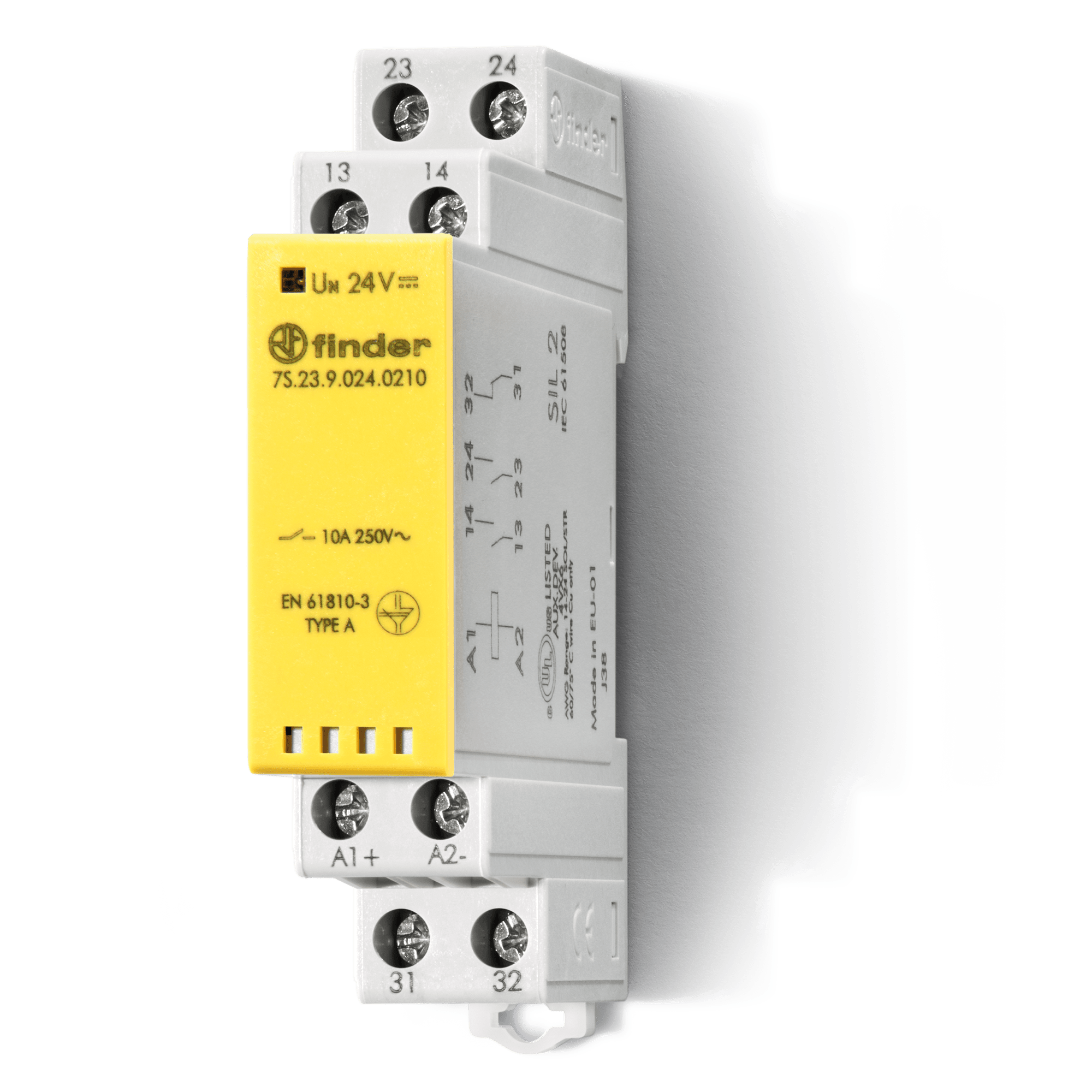 FINDER - RELE' MODULARE CON CONTATTI GUIDATI 7S2390480210