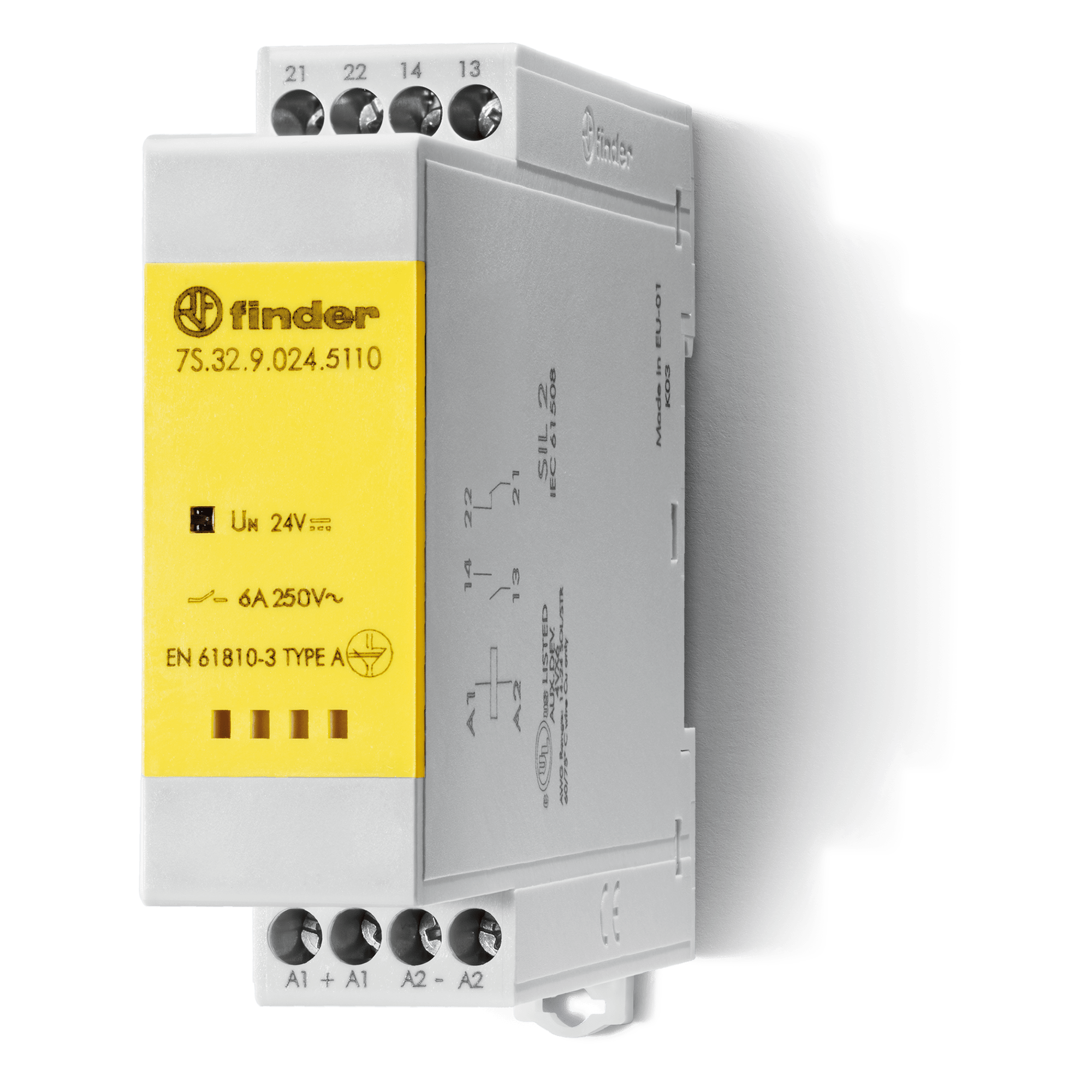 FINDER - RELE' MODULARE CON CONTATTI GUIDATI 7S3290125110