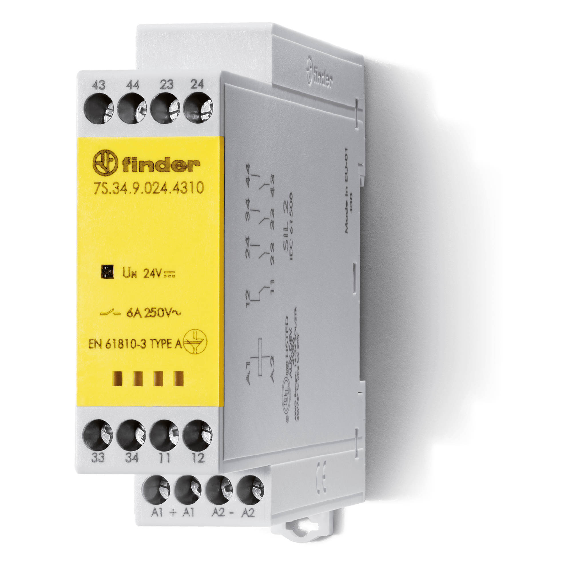 FINDER - RELE' MODULARE CON CONTATTI GUIDATI 7S3482304220