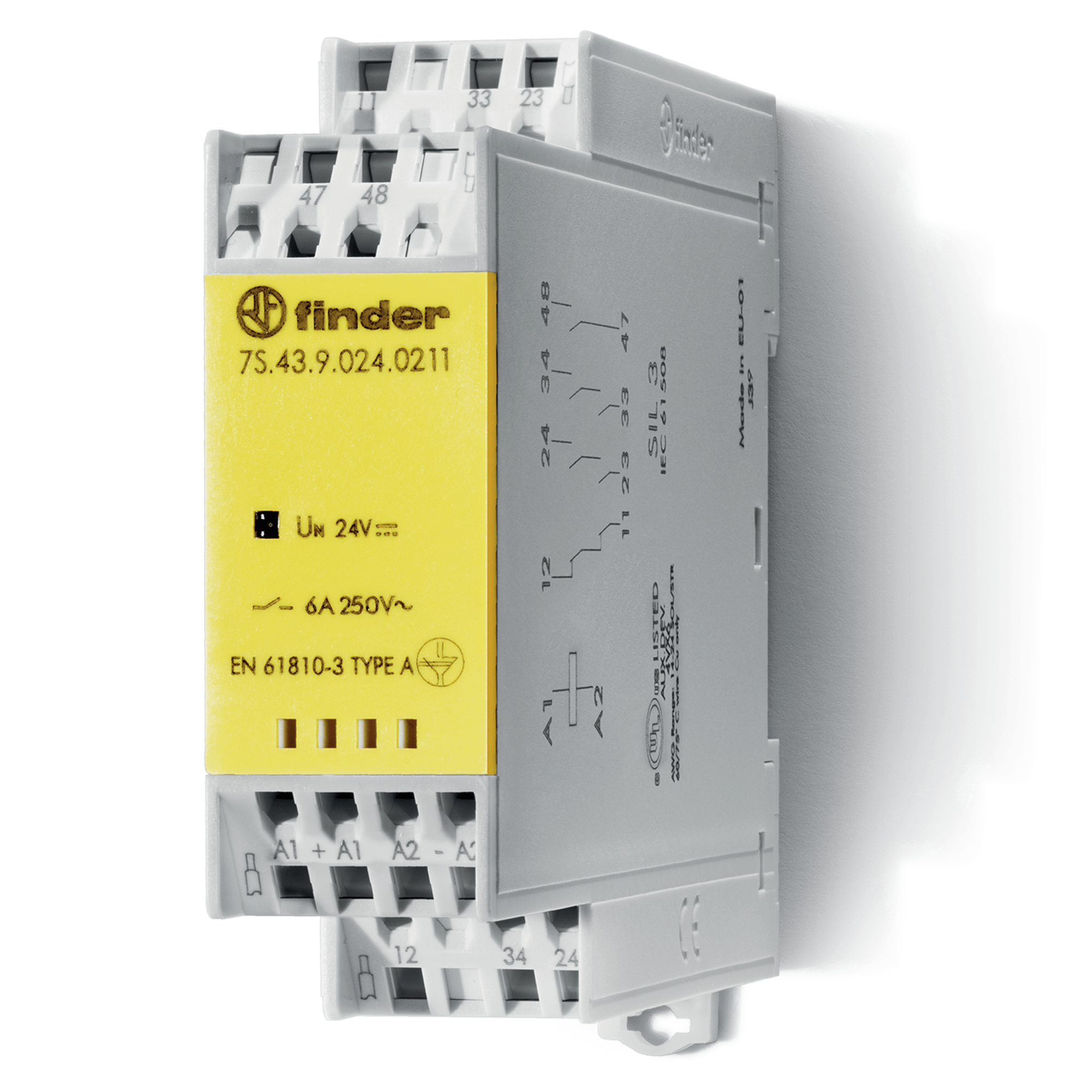 FINDER - RELE' MODULARE CON CONTATTI GUIDATI 7S4391100211