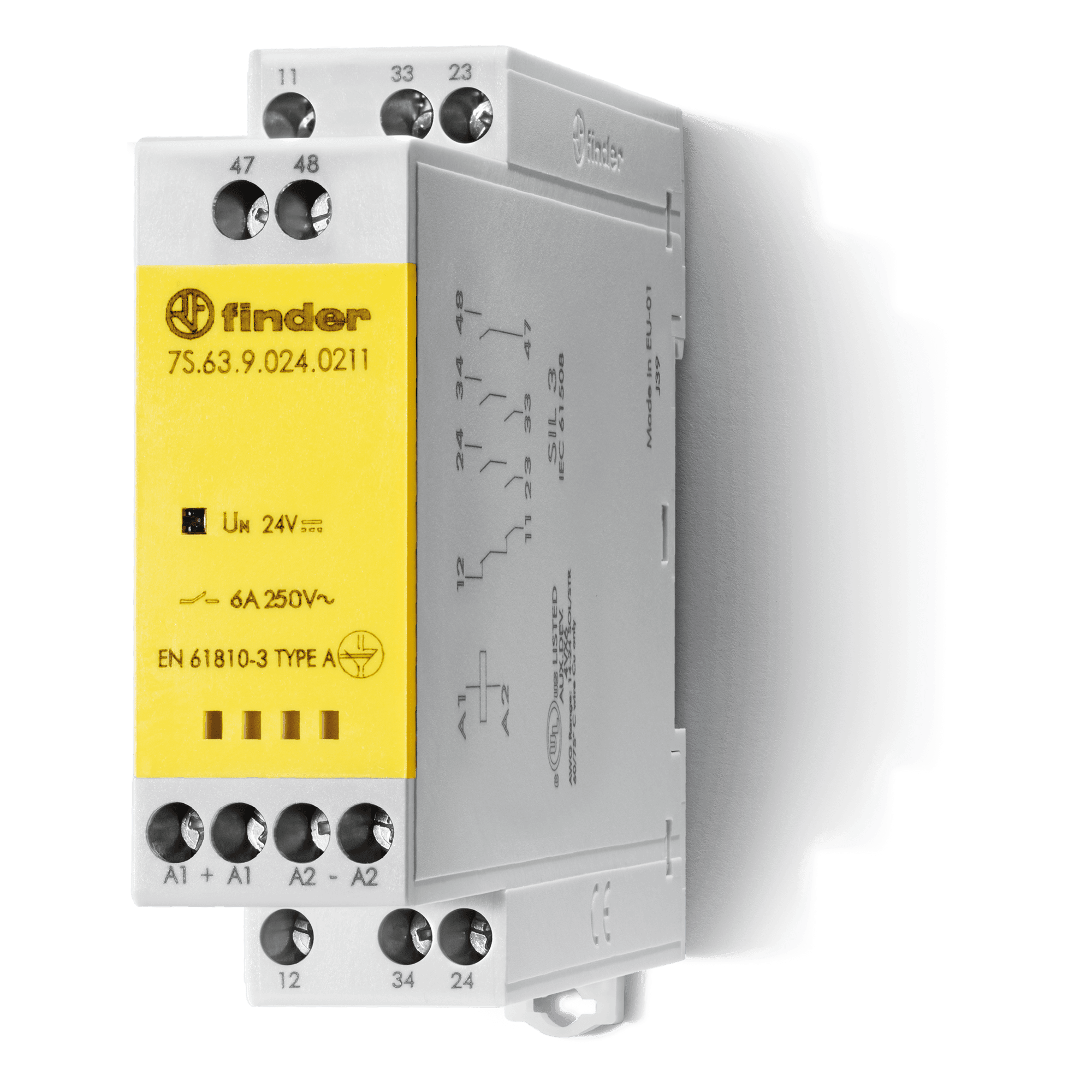 FINDER - RELE' MODULARE CON CONTATTI GUIDATI 7S6390120211