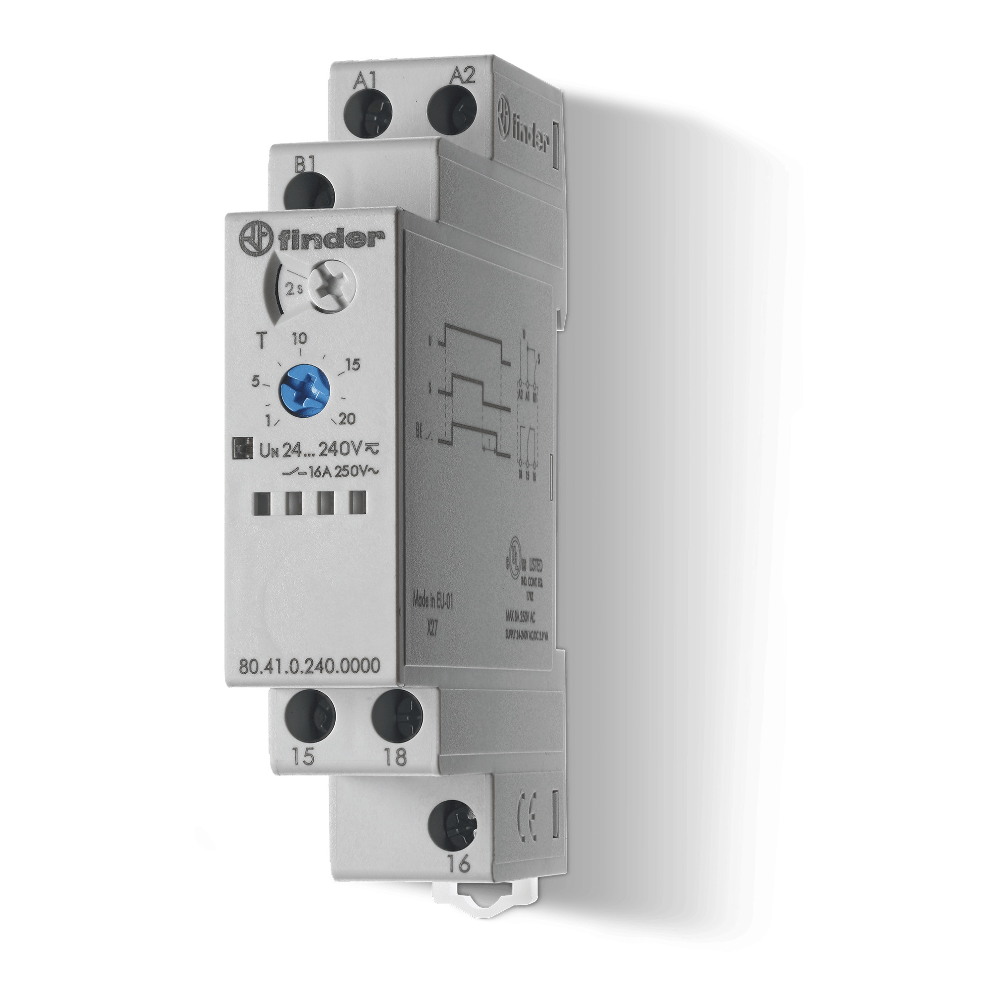 FINDER - TEMPORIZ.. RIT.DISINS. START EXT 24/240V