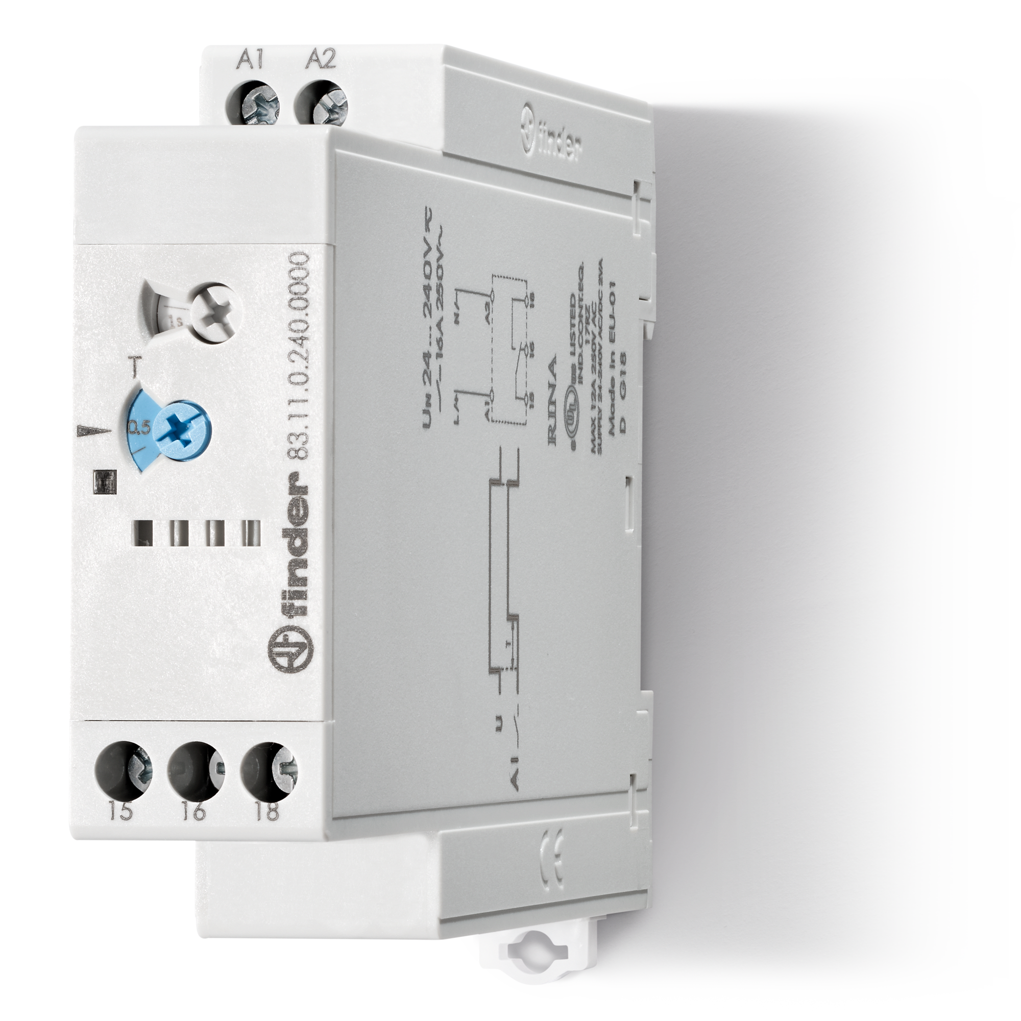 FINDER - TEMPORIZZATORE RITARDO ECCITAZ. 24/240V 831102400000