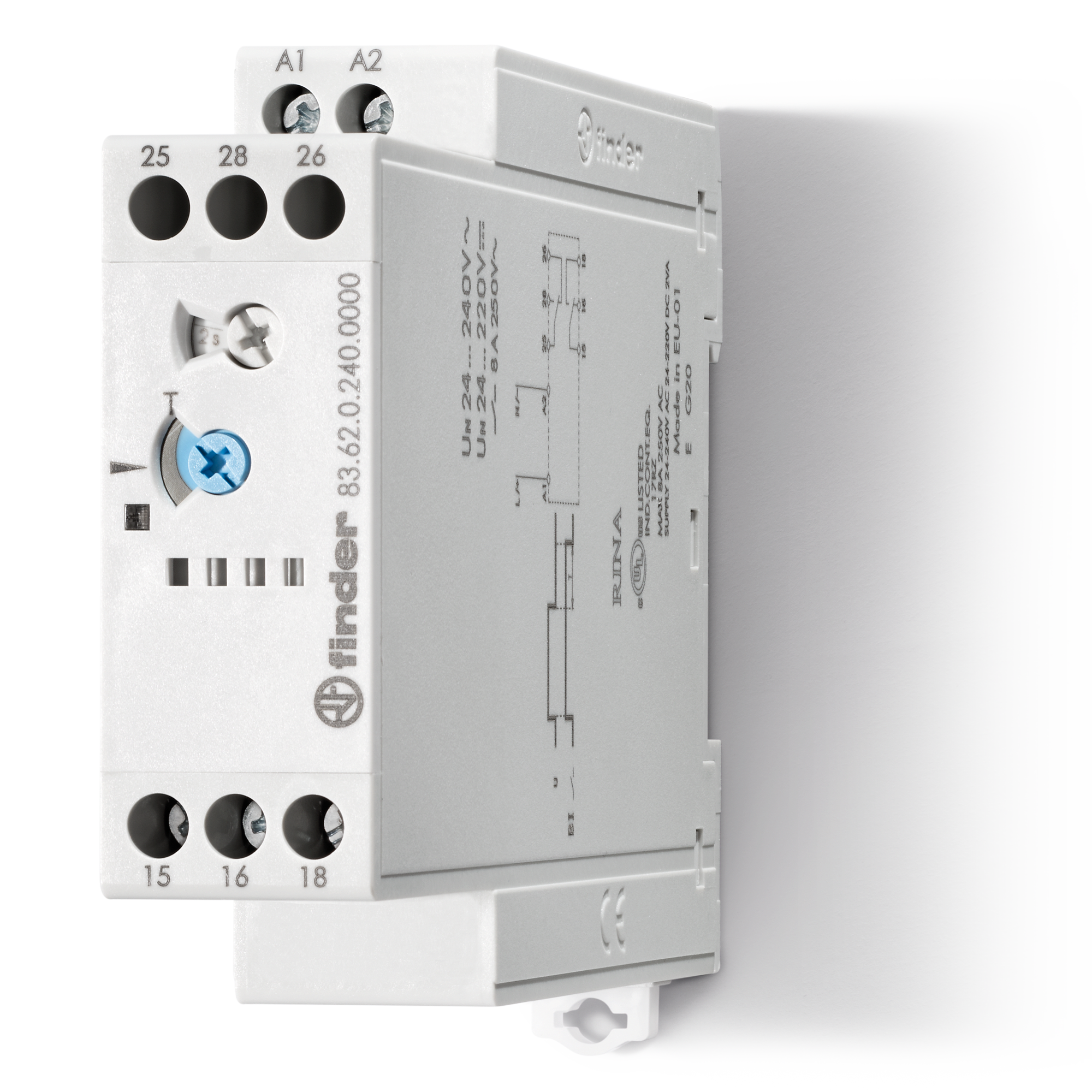 FINDER - TEMPORIZZATORE RIT.DISINSERZIONE 24/240V