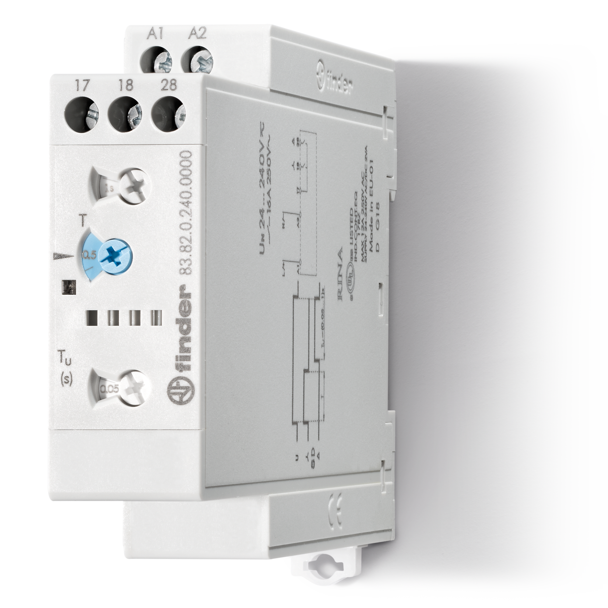 FINDER - TEMPORIZZATORE STELLA TRIANG 24/240V AC/ 838202400000