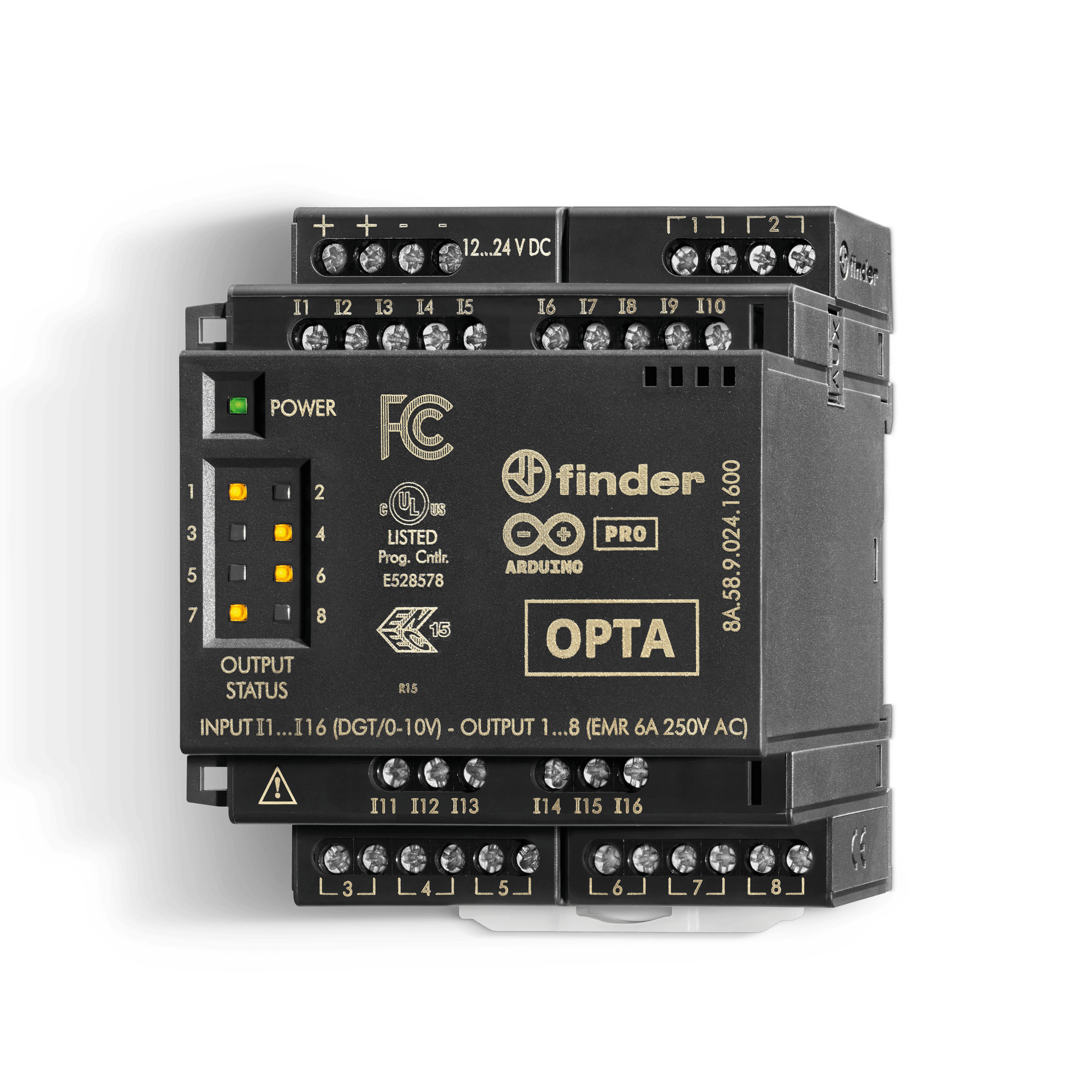 FINDER - ESPANSIONE DIGITAL PLR OPTA CODESYS EMR 8A589024160C