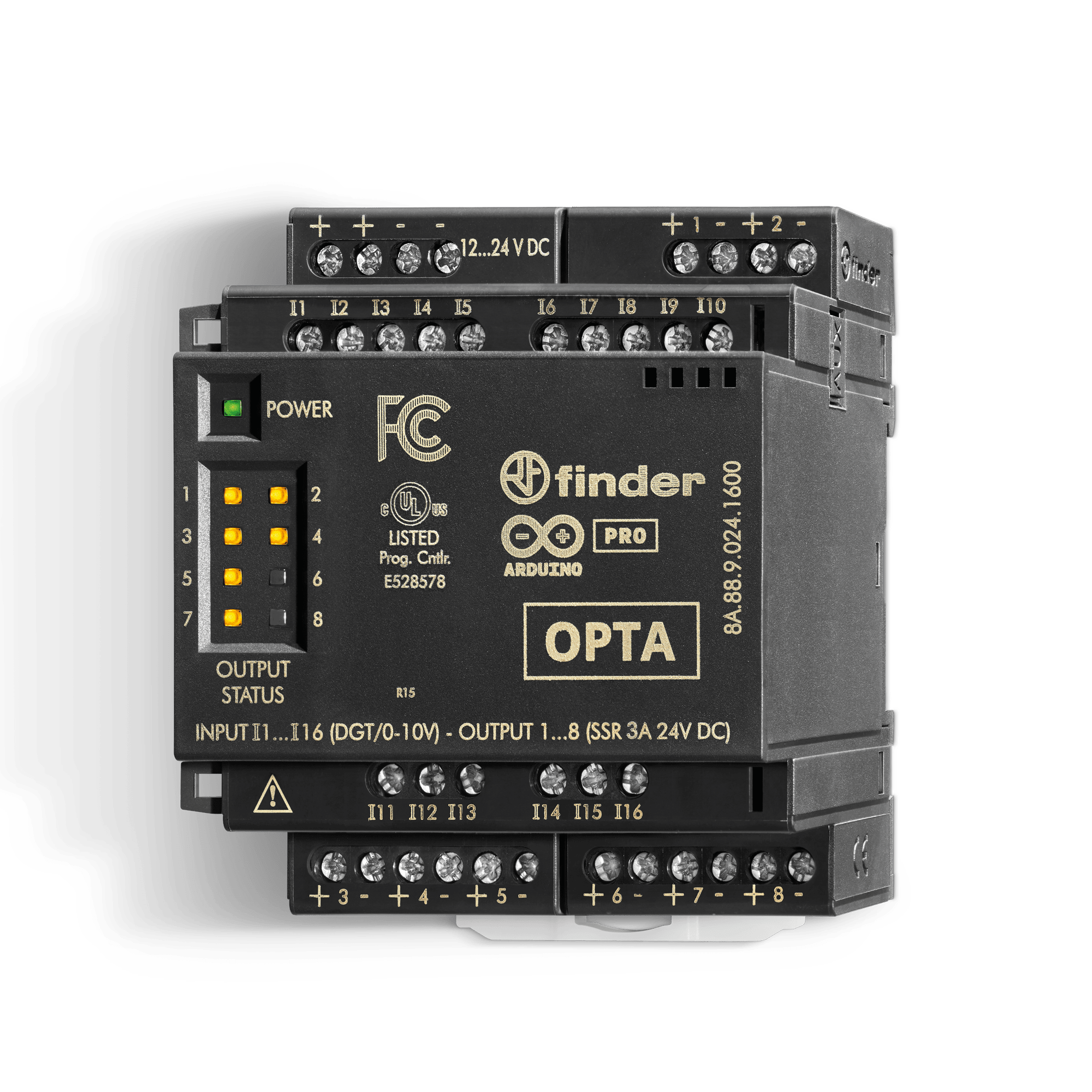 FINDER - ESPANSIONE DIGITAL PLR OPTA CODESYS SSR 8A889024160C