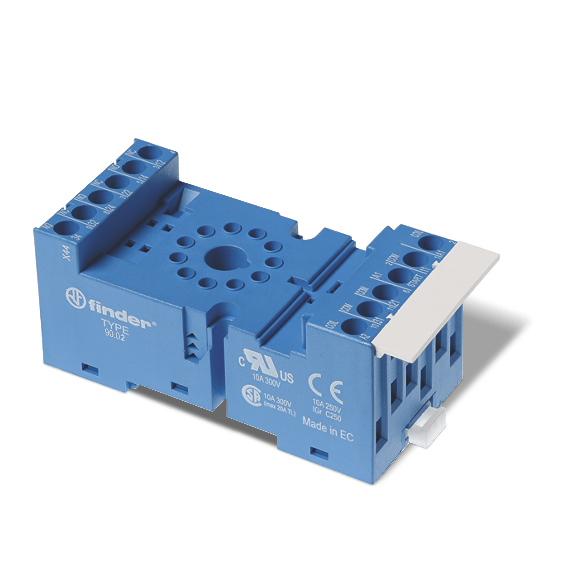 FINDER - ZOCCOLO MORSETTI BUSSOLA OCTAL 2P S.60 9002SMA