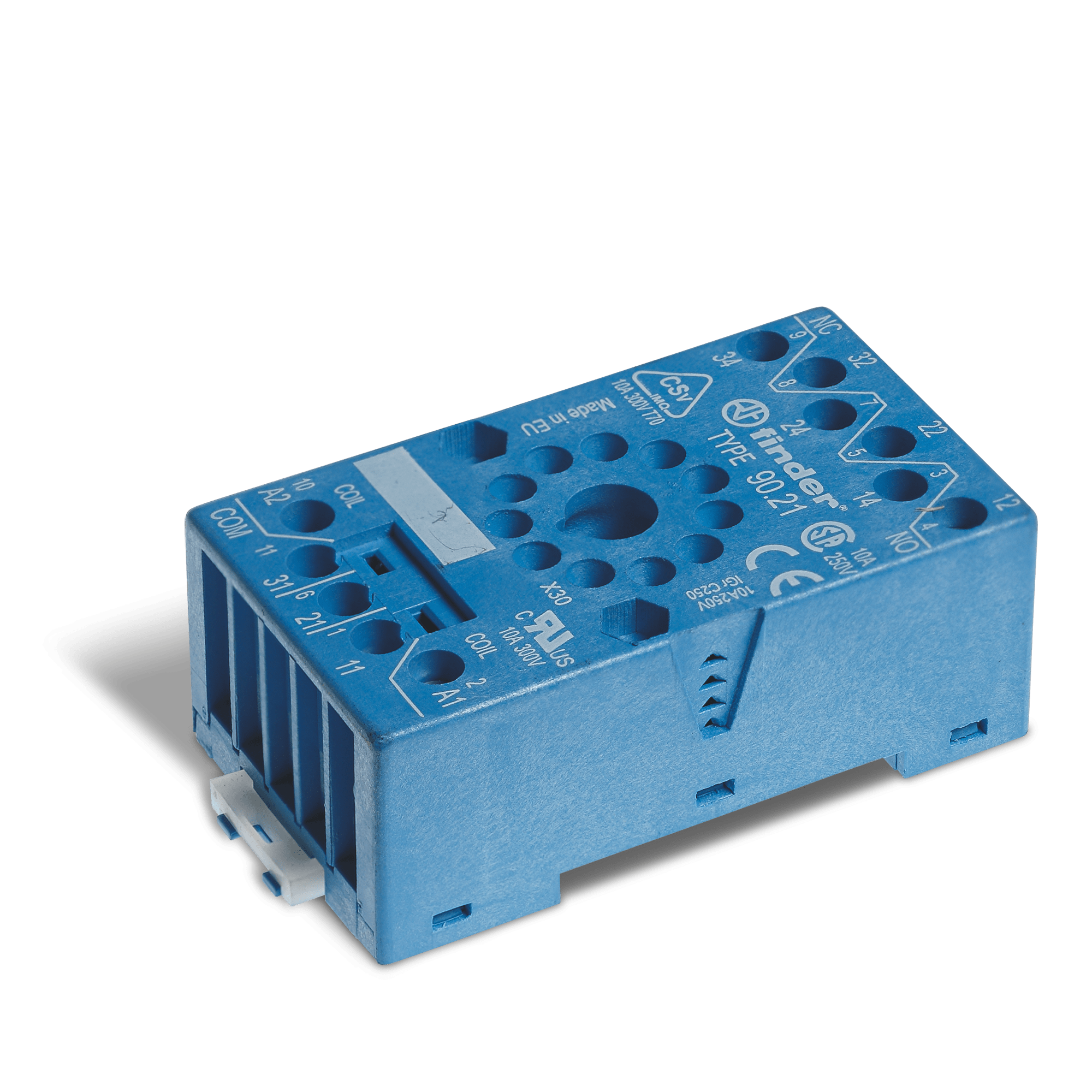 FINDER - ZOCCOLO CON MORSETTI A BUSSOLA 3P S.60 9021SMA