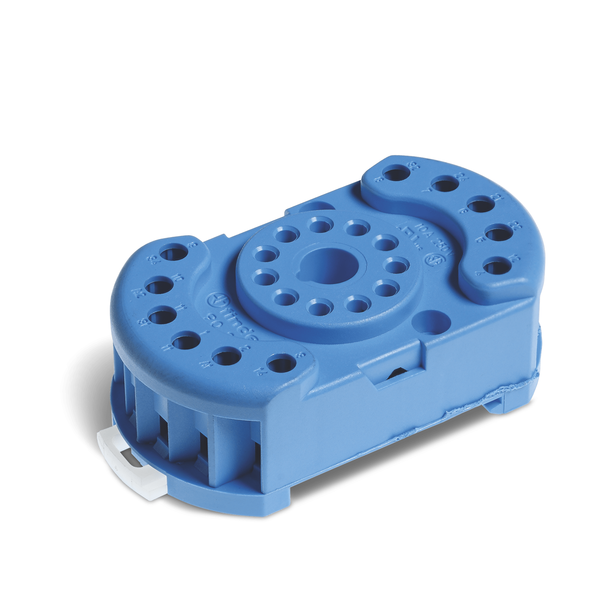 FINDER - ZOCCOLO CON MORSETTI A BUSSOLA 2P S.60 9022SMH