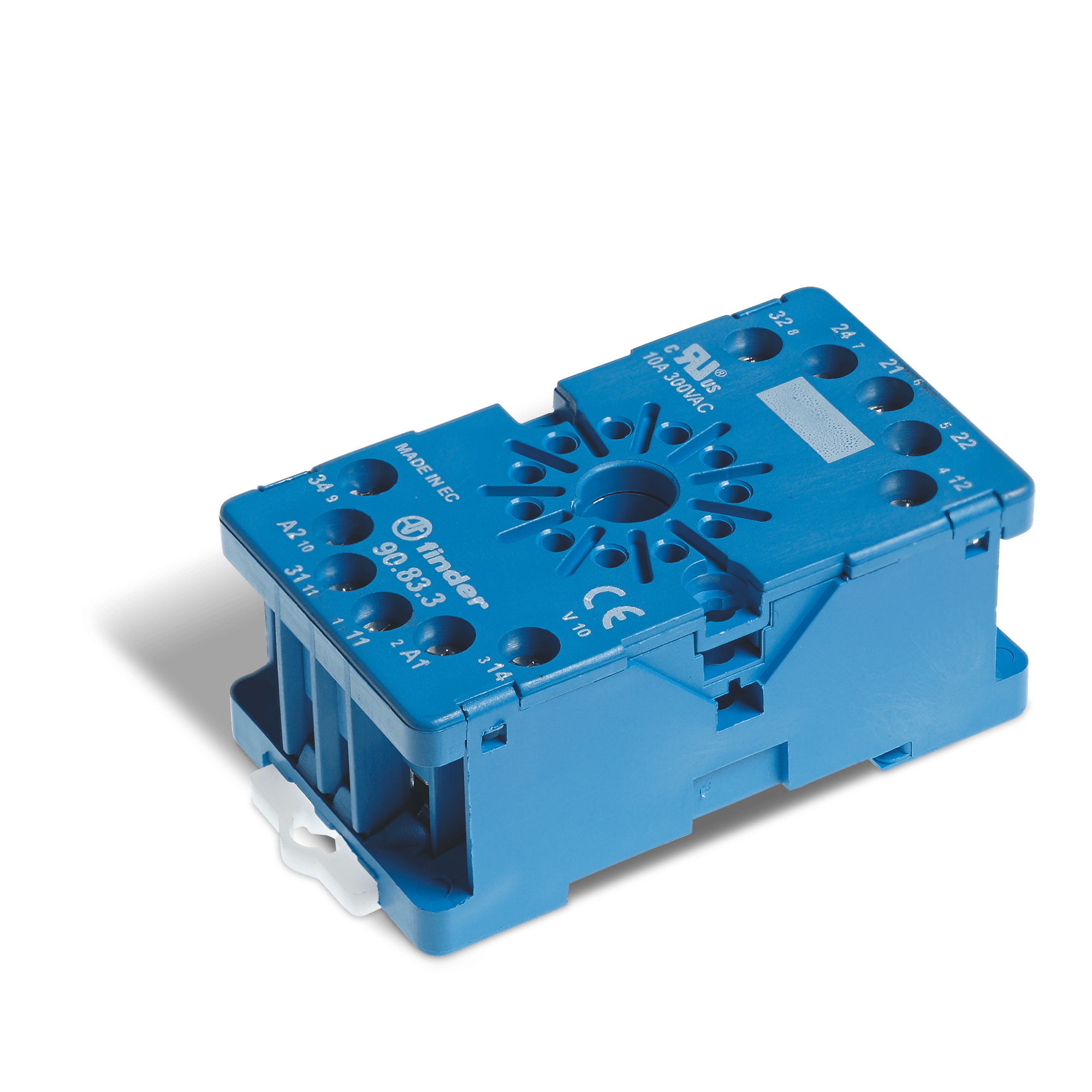 FINDER - ZOCCOLO CON MORSETTI A BUSSOLA 3P S.60 90833SMA