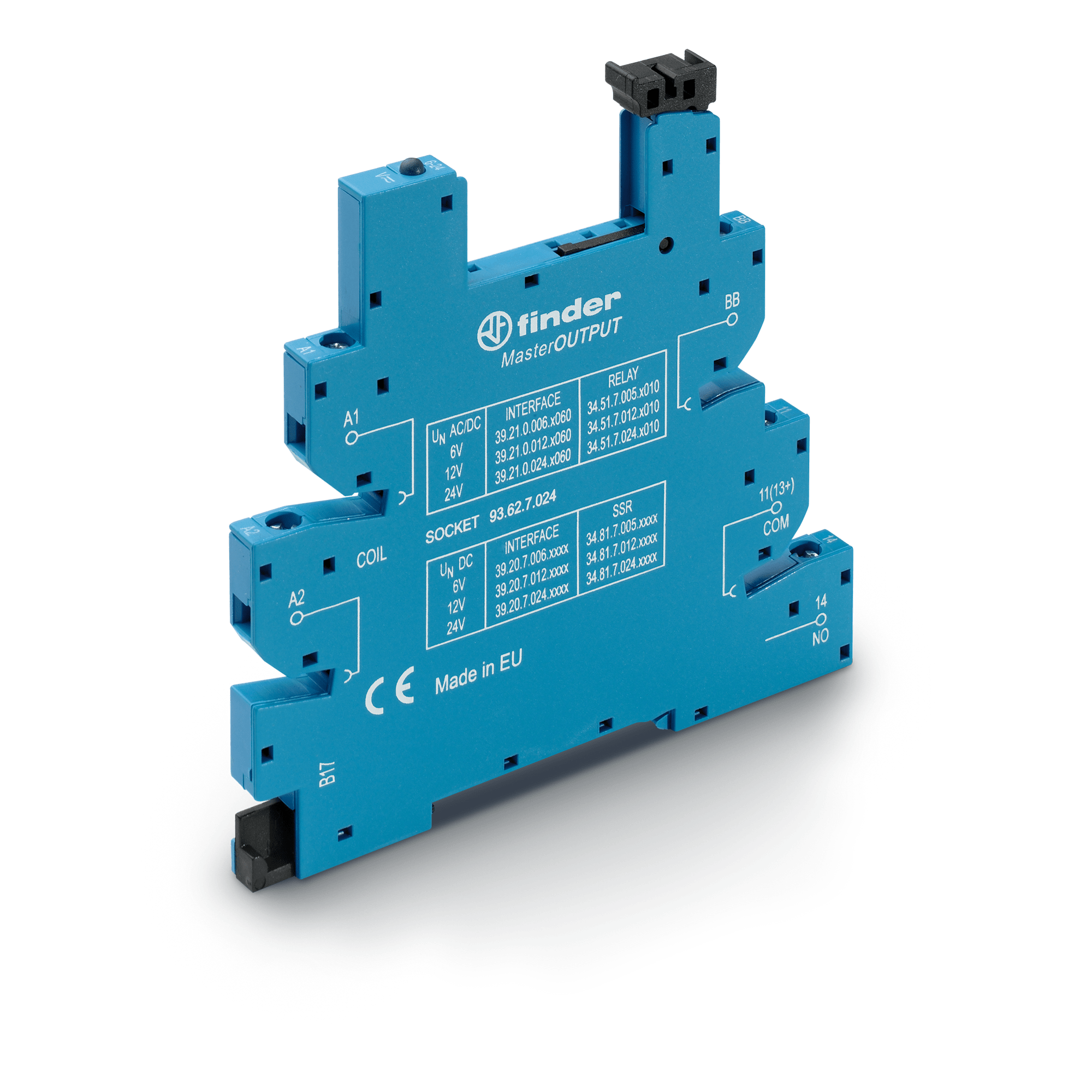 FINDER - ZOCCOLO CON MORSETTI A BUSSOLA 1P S.34 93627024