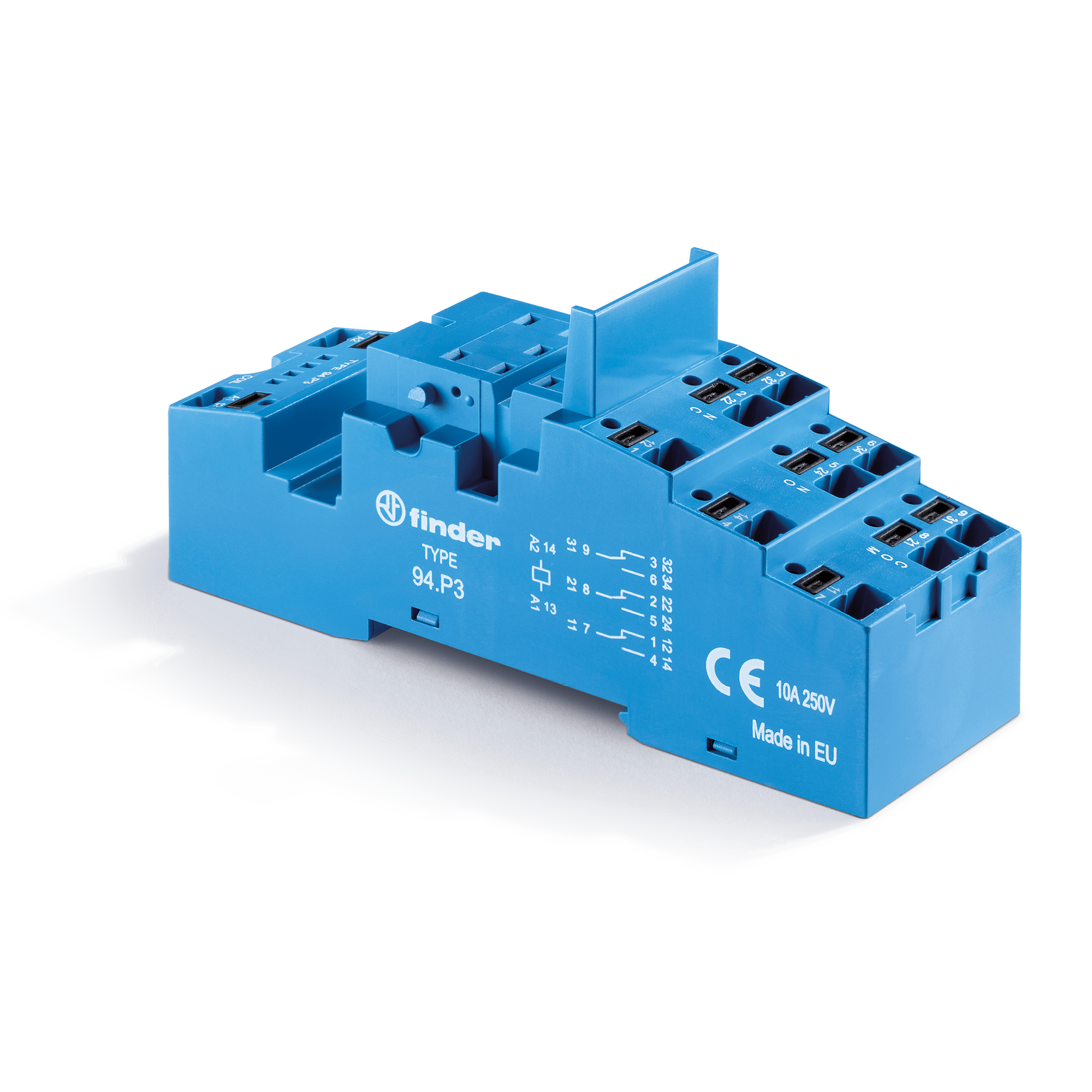 FINDER - ZOCCOLO MORSETTI PUSH-IN 3P S.55 94P3SPA