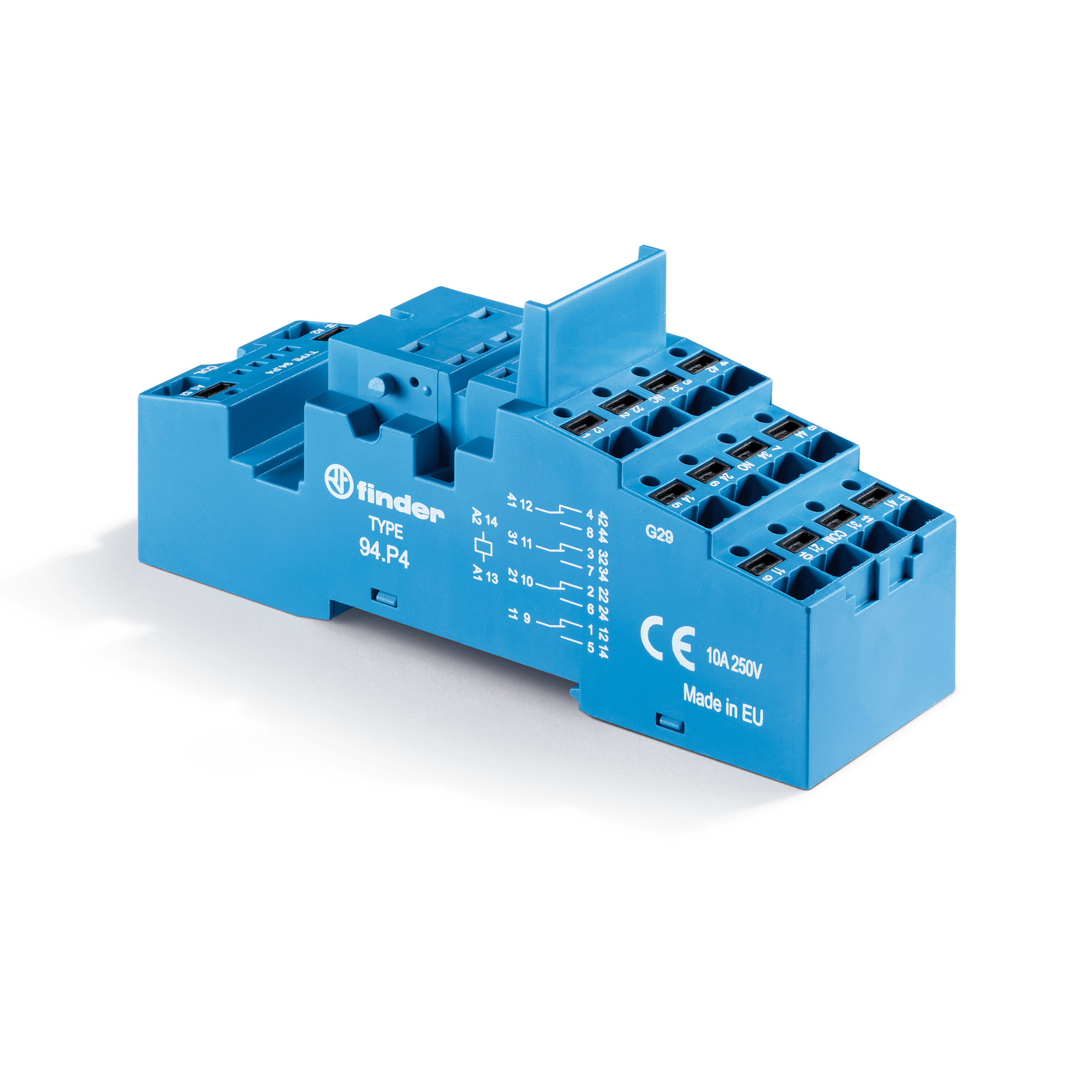 FINDER - ZOCCOLO MORSETTI PUSH-IN 4P S.55 94P4SPA